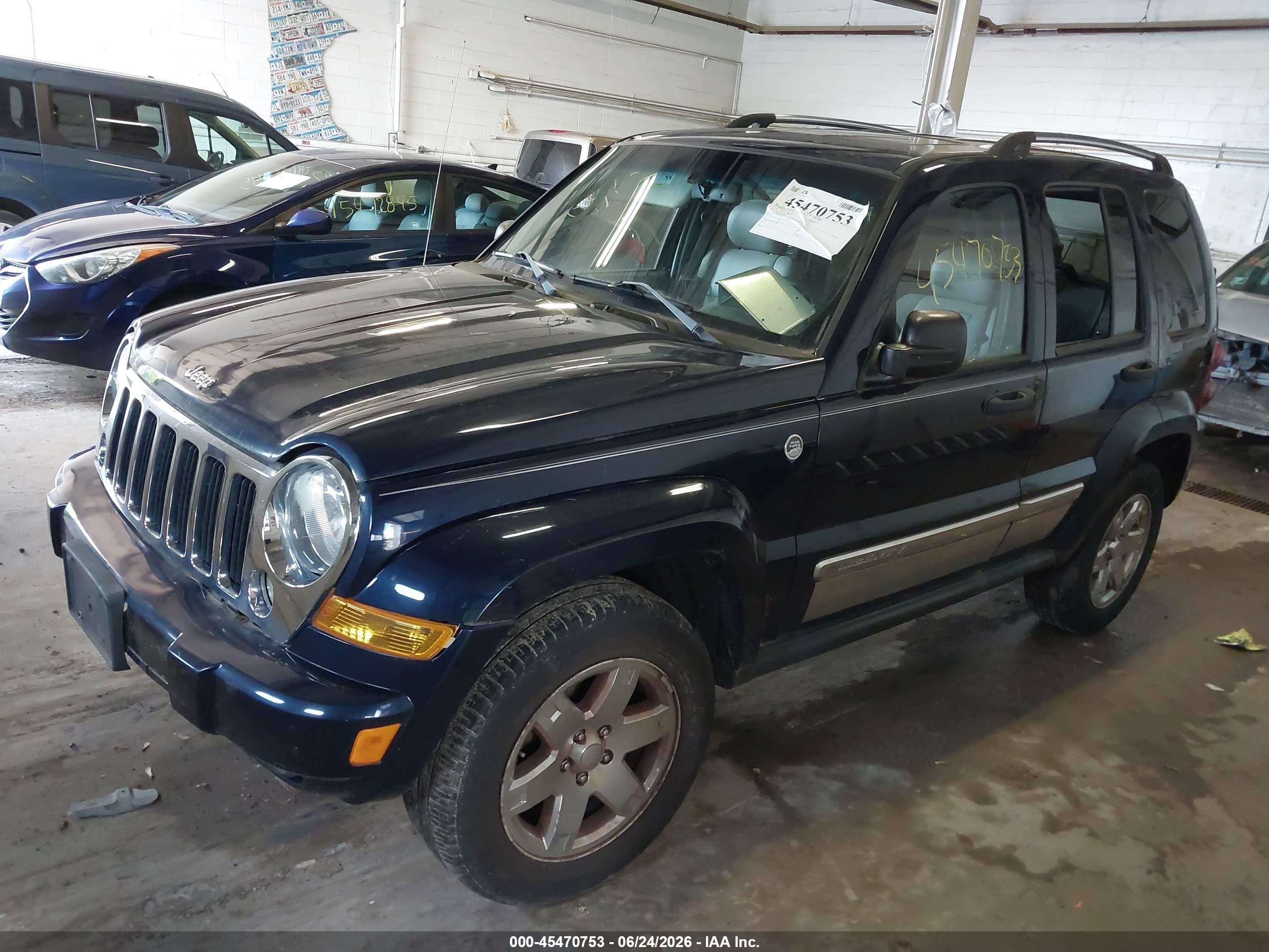 2006 Jeep Liberty Limited Edition Blue vin: 1J4GL58K26W193065