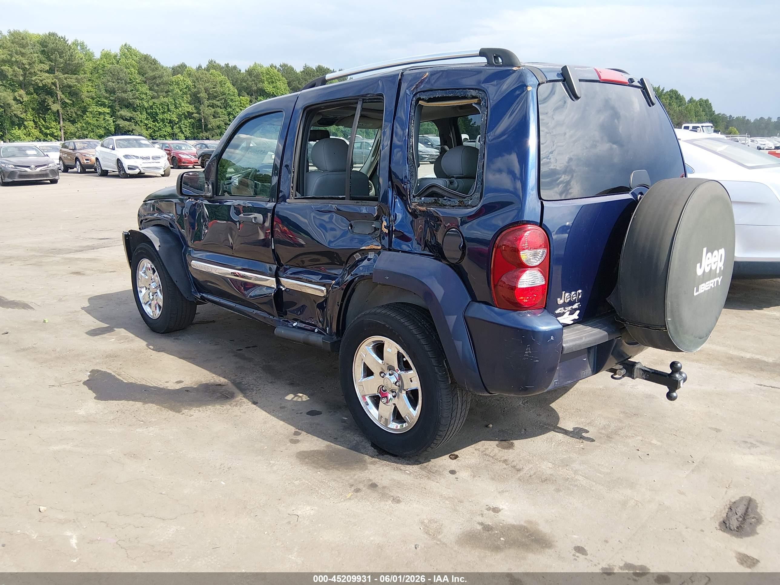 2006 Jeep Liberty Limited Edition Dark Blue vin: 1J4GL58K26W283977