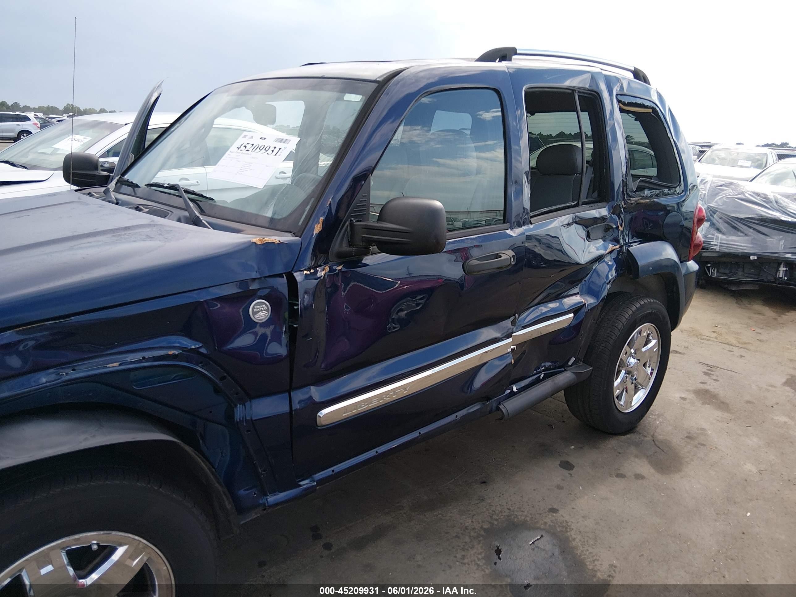 2006 Jeep Liberty Limited Edition Dark Blue vin: 1J4GL58K26W283977