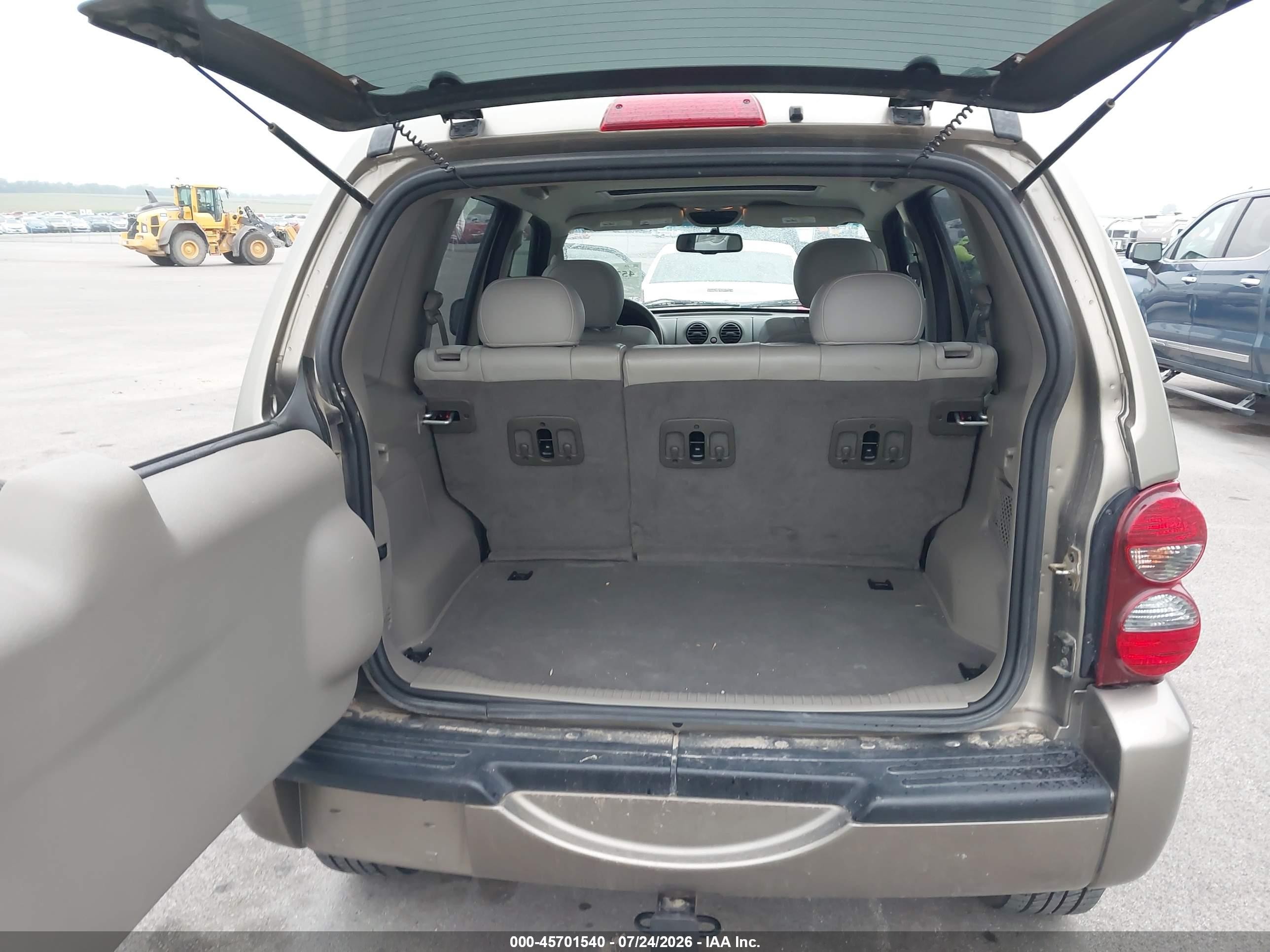 2007 Jeep Liberty Limited Edition Желто-коричневый vin: 1J4GL58K27W612176