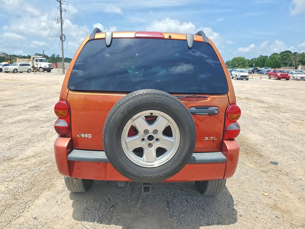 2002 Jeep Liberty Limited Orange vin: 1J4GL58K32W191335