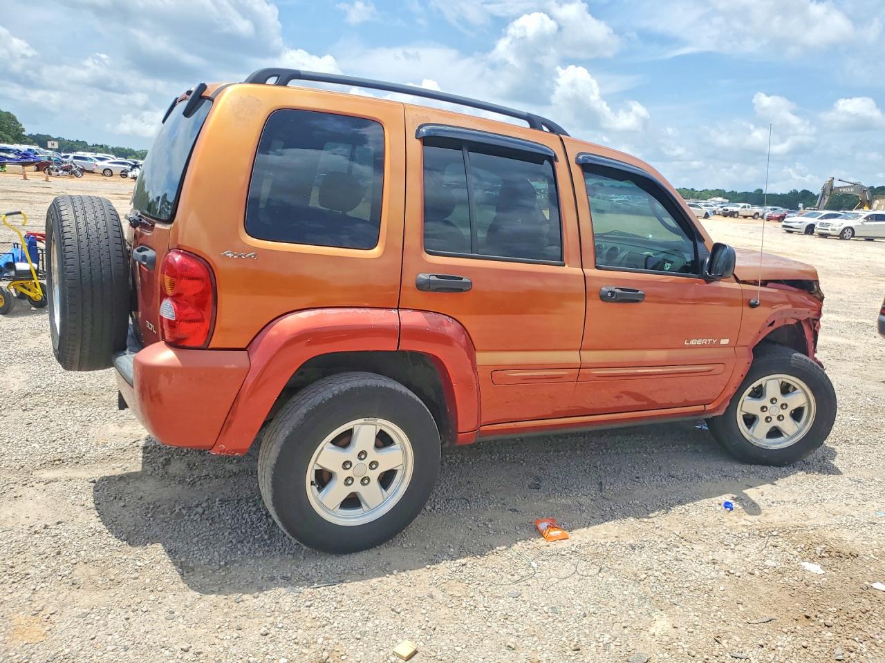 2002 Jeep Liberty Limited Orange vin: 1J4GL58K32W191335