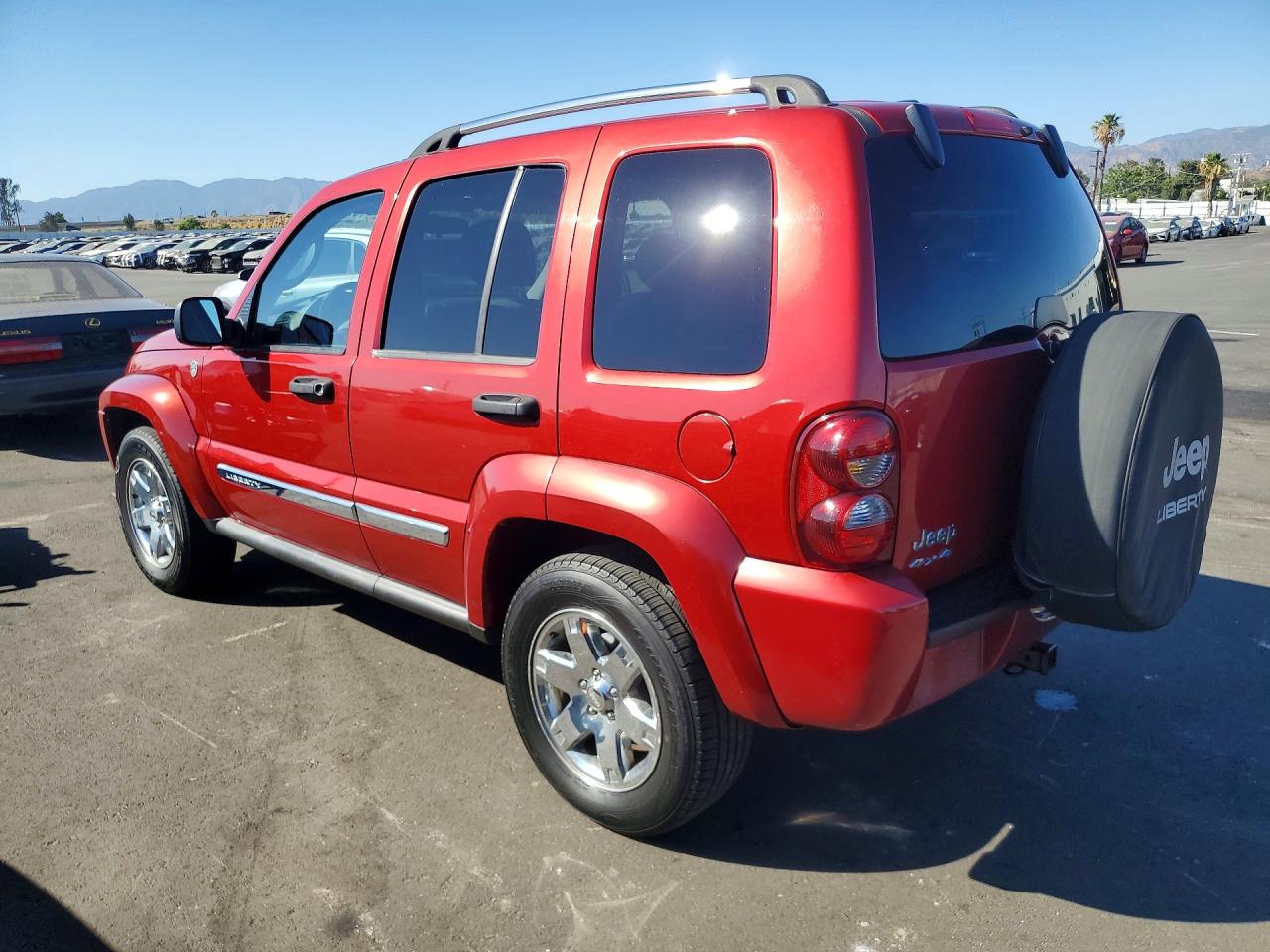 2007 Jeep Liberty Limited Красный vin: 1J4GL58K37W722203