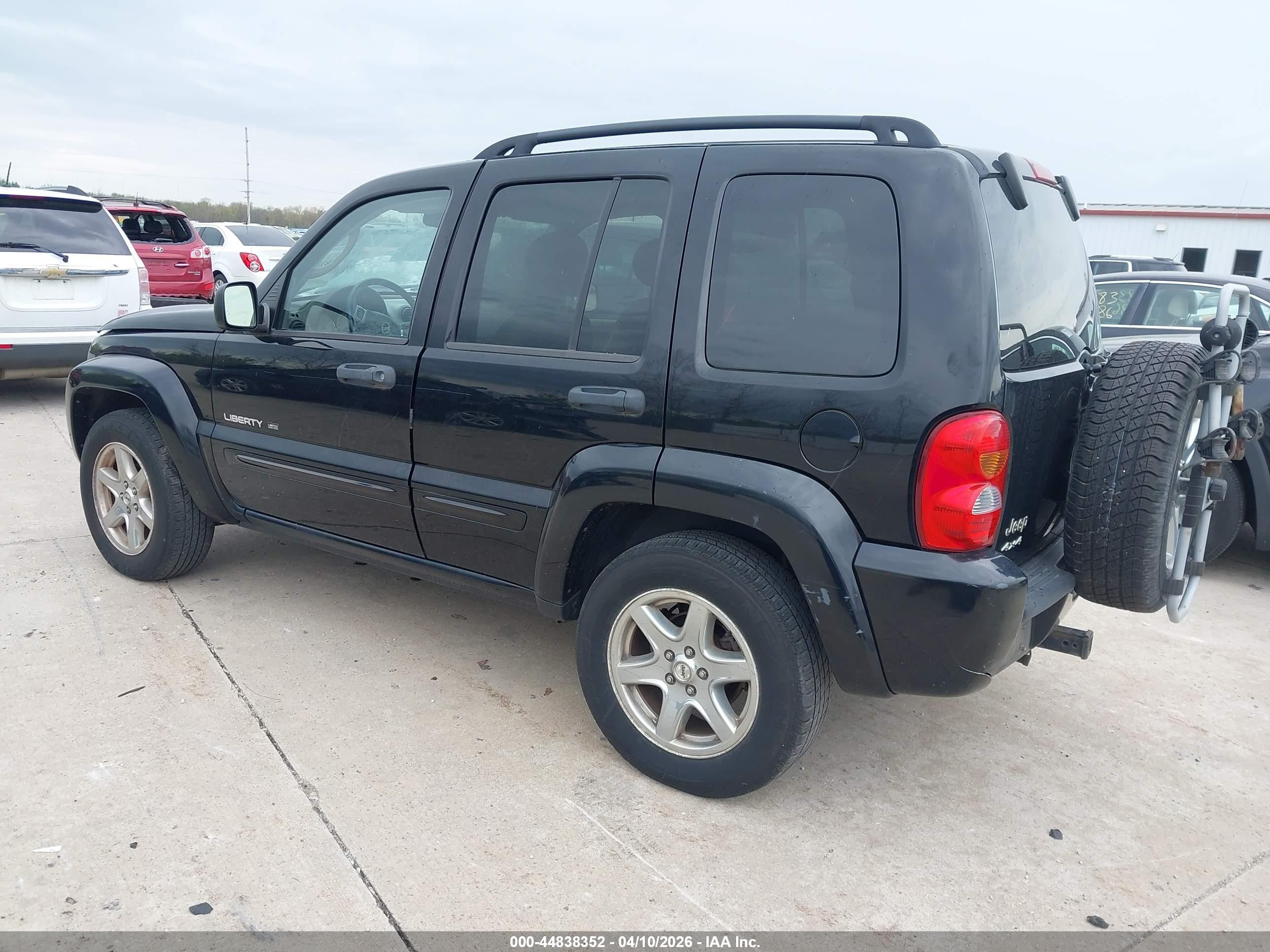 2003 Jeep Liberty Limited Edition Черный vin: 1J4GL58K43W563234