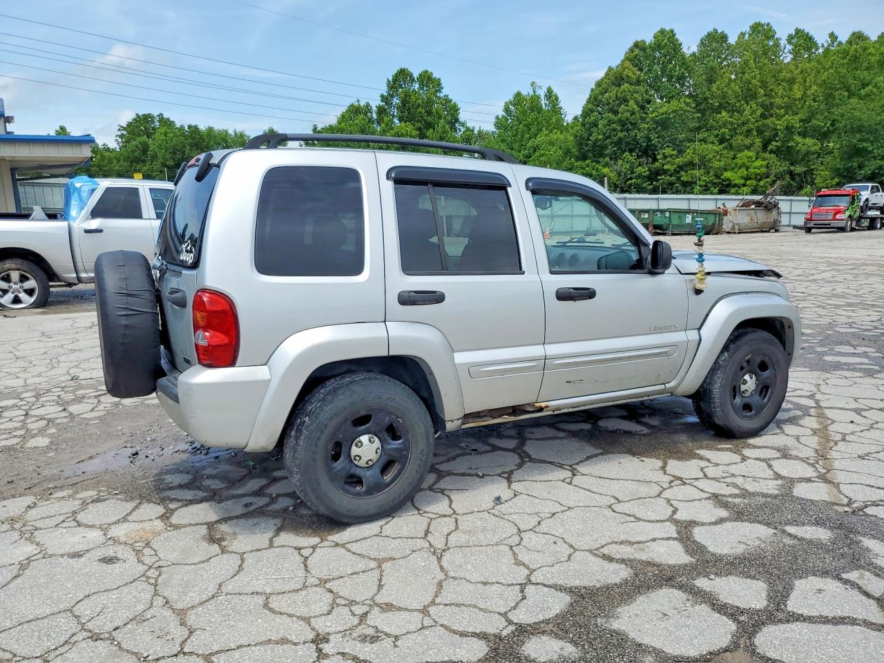 2004 Jeep Liberty Limited Silver vin: 1J4GL58K44W188494