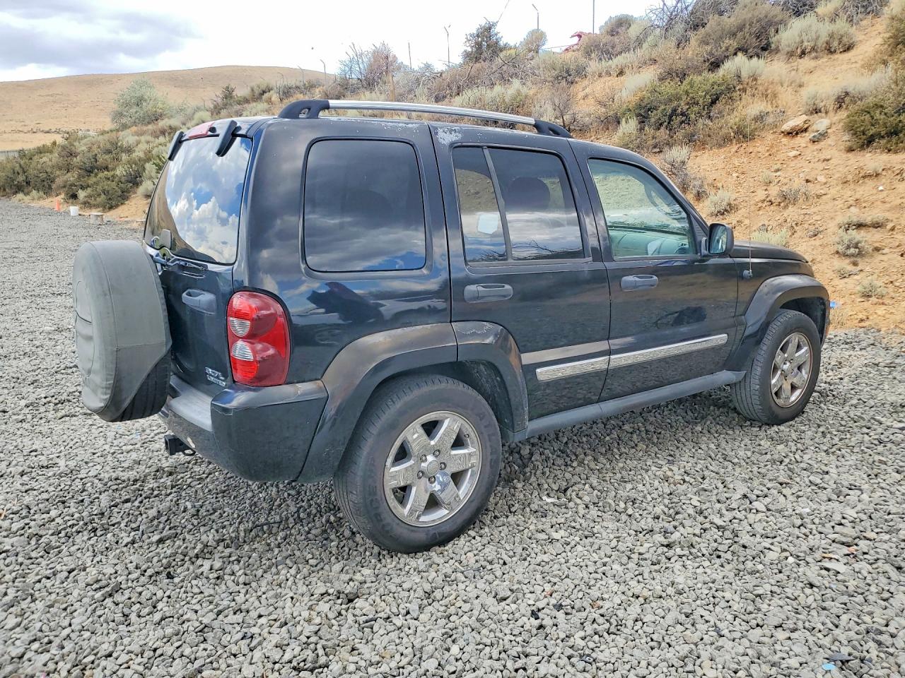 2006 Jeep Liberty Limited Black vin: 1J4GL58K46W173397