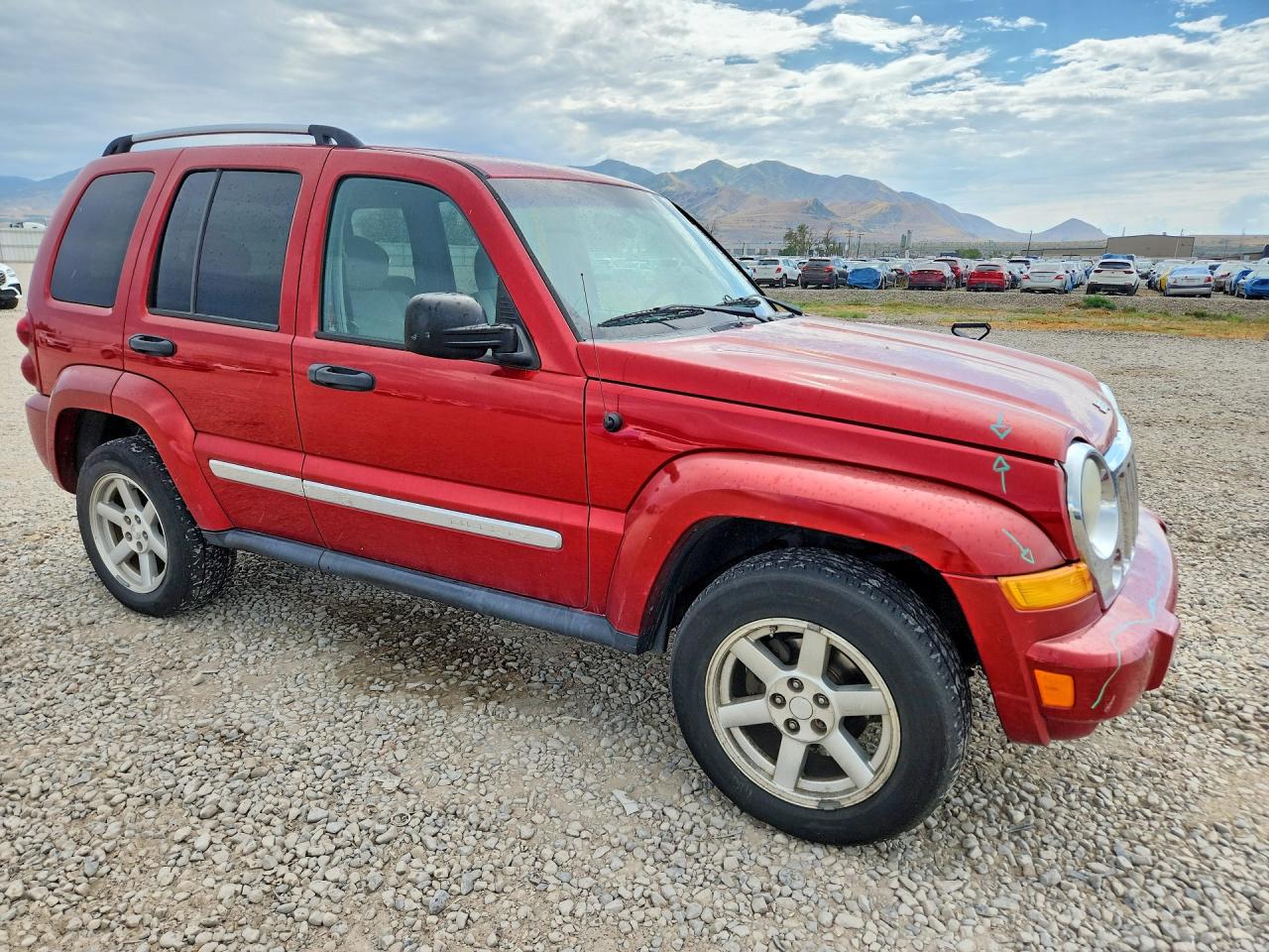 2006 Jeep Liberty Limited Maroon vin: 1J4GL58K46W182777