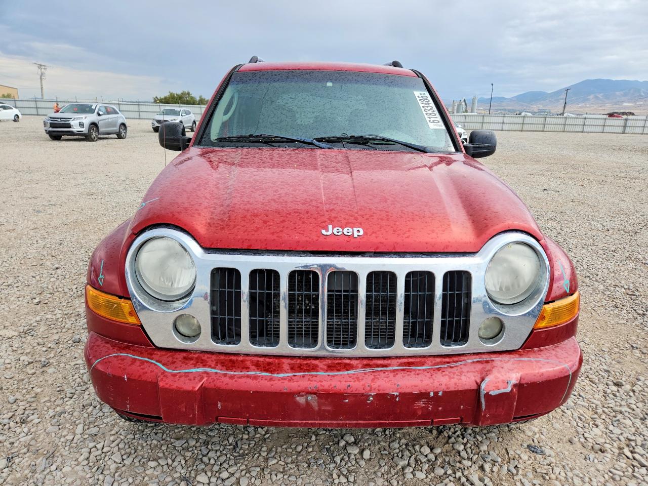 2006 Jeep Liberty Limited Maroon vin: 1J4GL58K46W182777