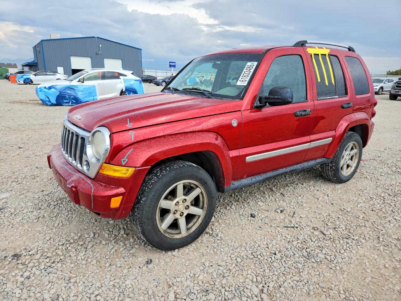 2006 Jeep Liberty Limited Maroon vin: 1J4GL58K46W182777
