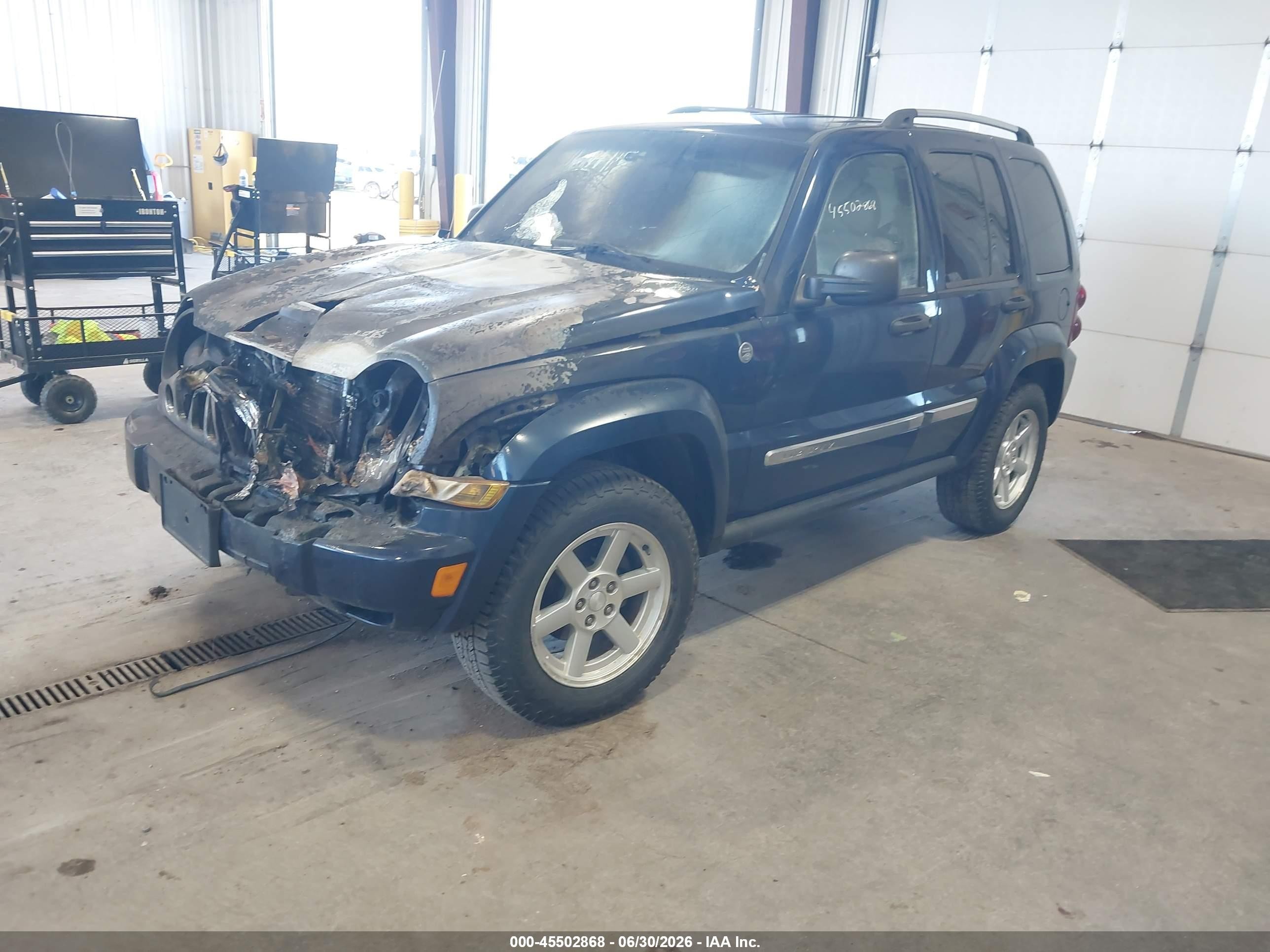 2006 Jeep Liberty Limited Edition Black vin: 1J4GL58K46W292857