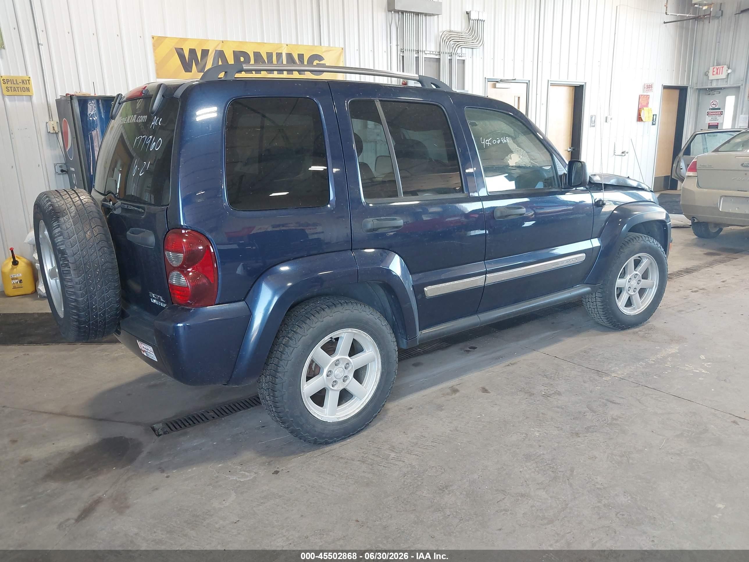 2006 Jeep Liberty Limited Edition Black vin: 1J4GL58K46W292857