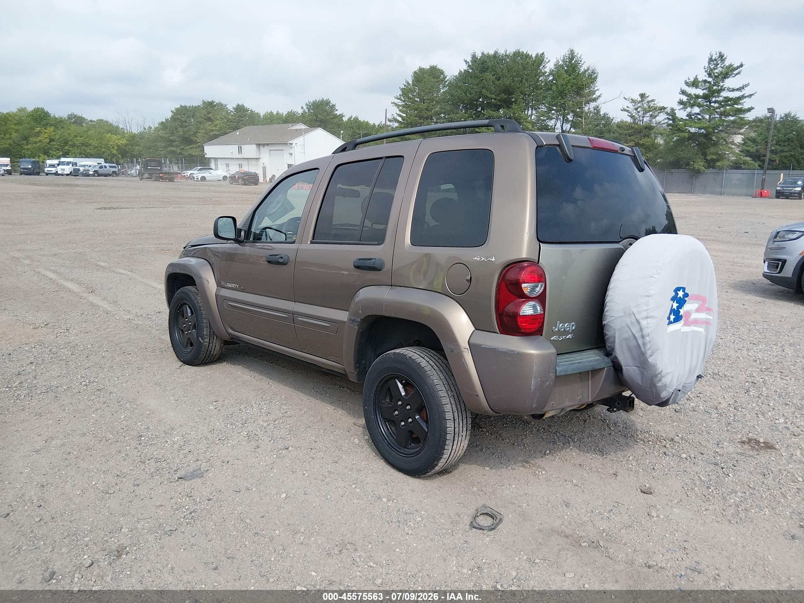 2002 Jeep Liberty Limited Edition Beige vin: 1J4GL58K52W236016