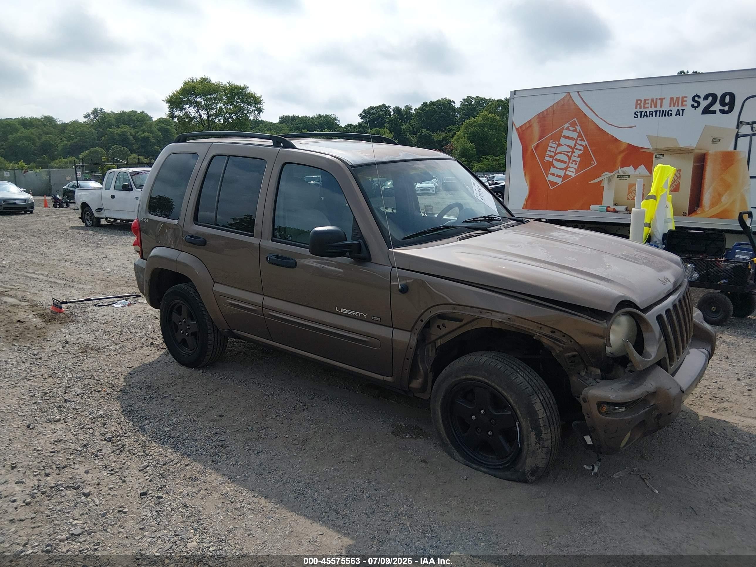 2002 Jeep Liberty Limited Edition Beige vin: 1J4GL58K52W236016