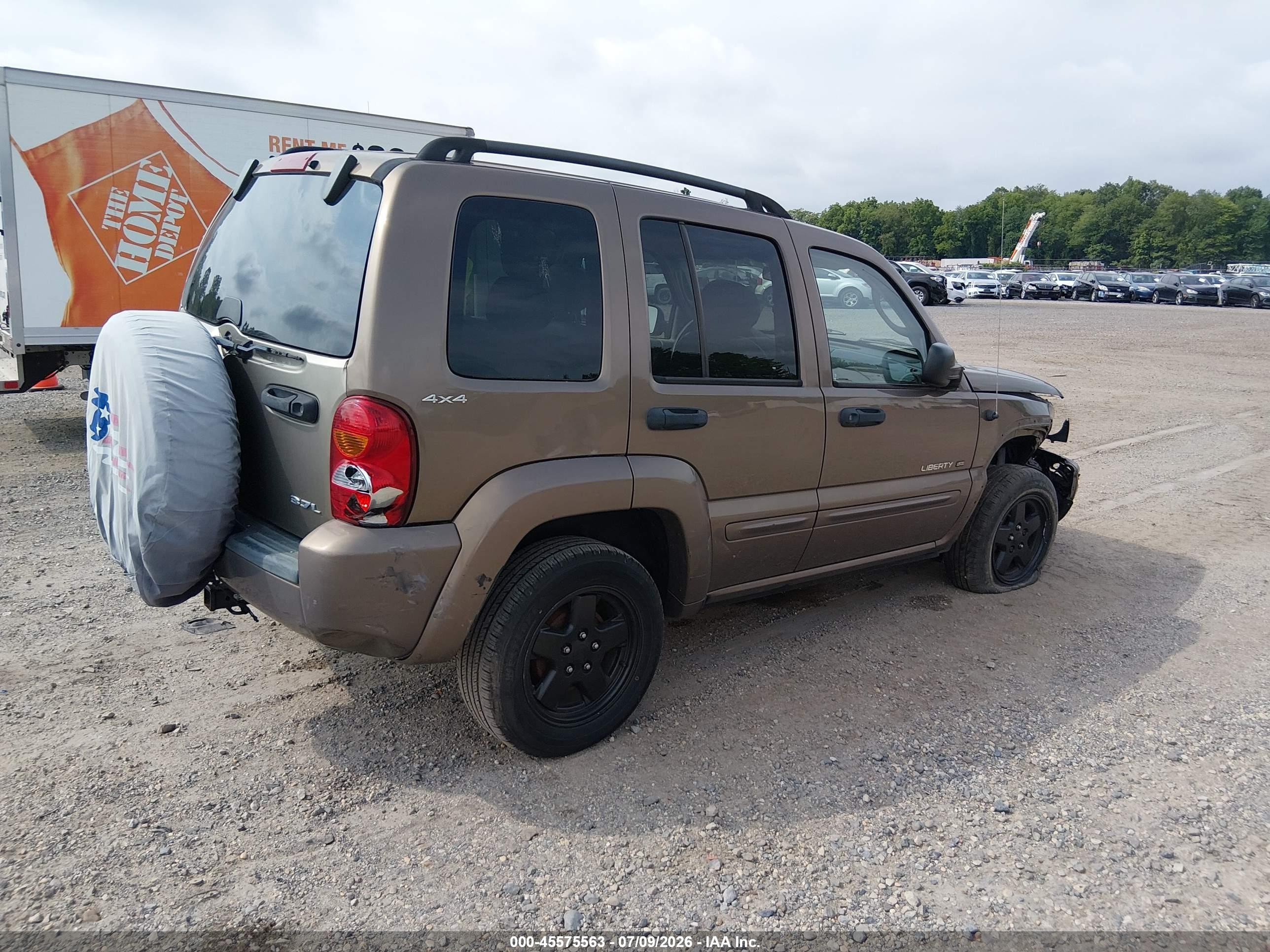 2002 Jeep Liberty Limited Edition Beige vin: 1J4GL58K52W236016