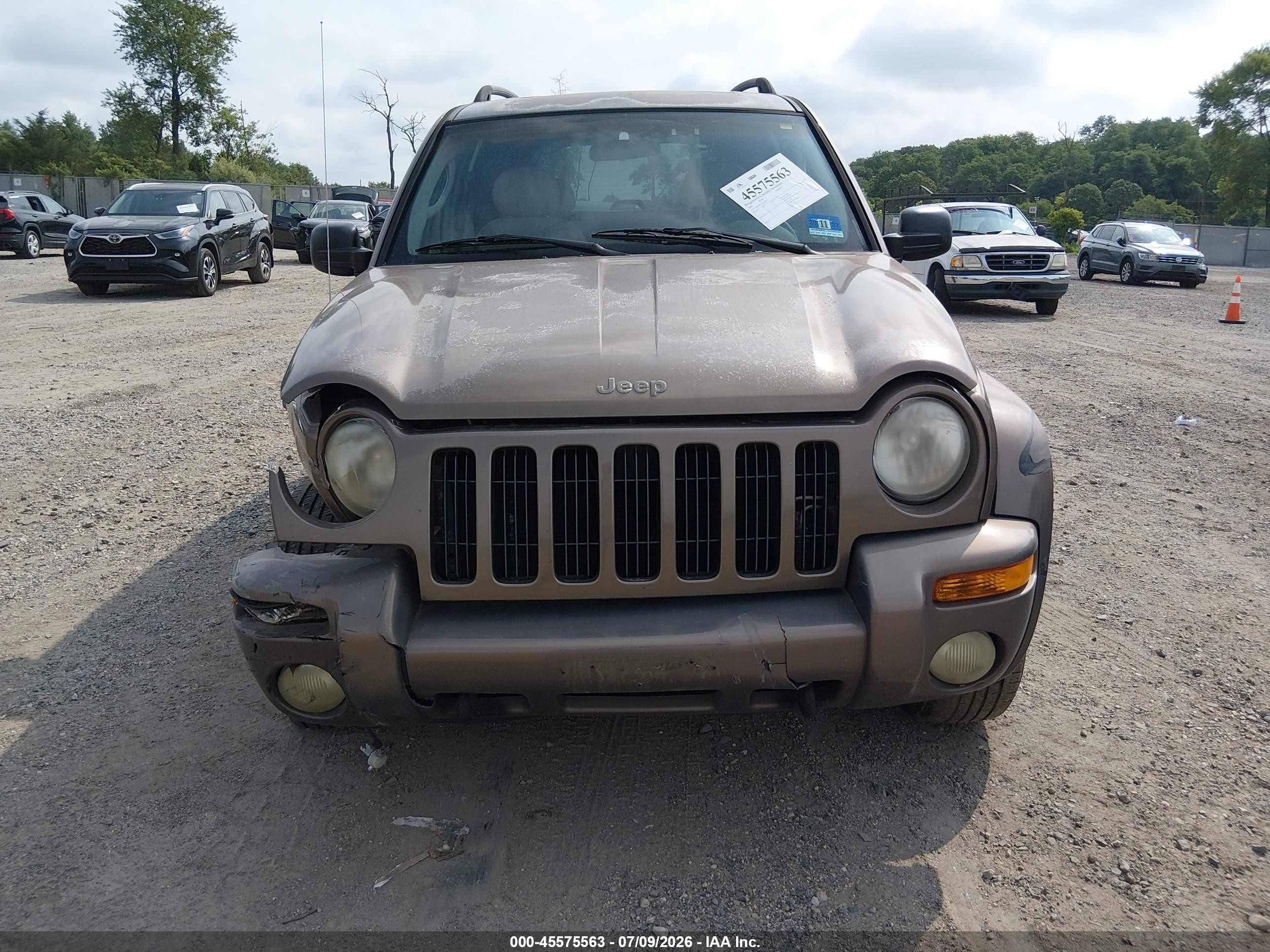 2002 Jeep Liberty Limited Edition Beige vin: 1J4GL58K52W236016