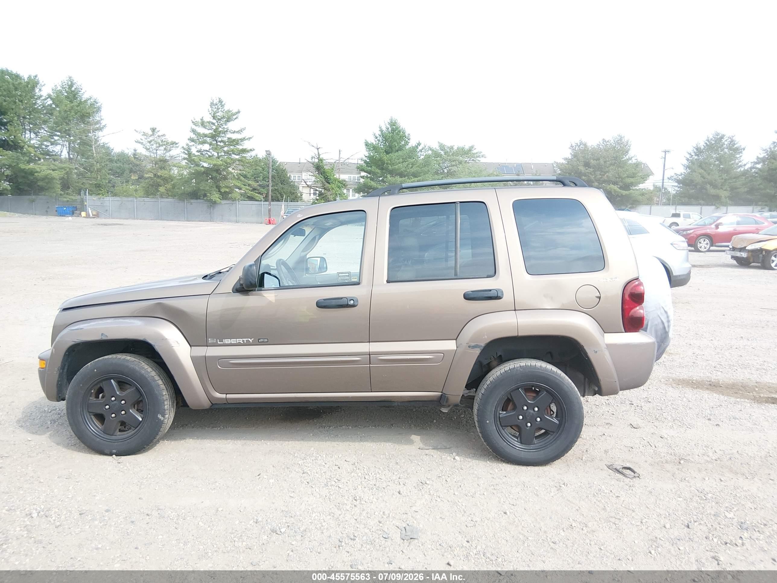 2002 Jeep Liberty Limited Edition Beige vin: 1J4GL58K52W236016