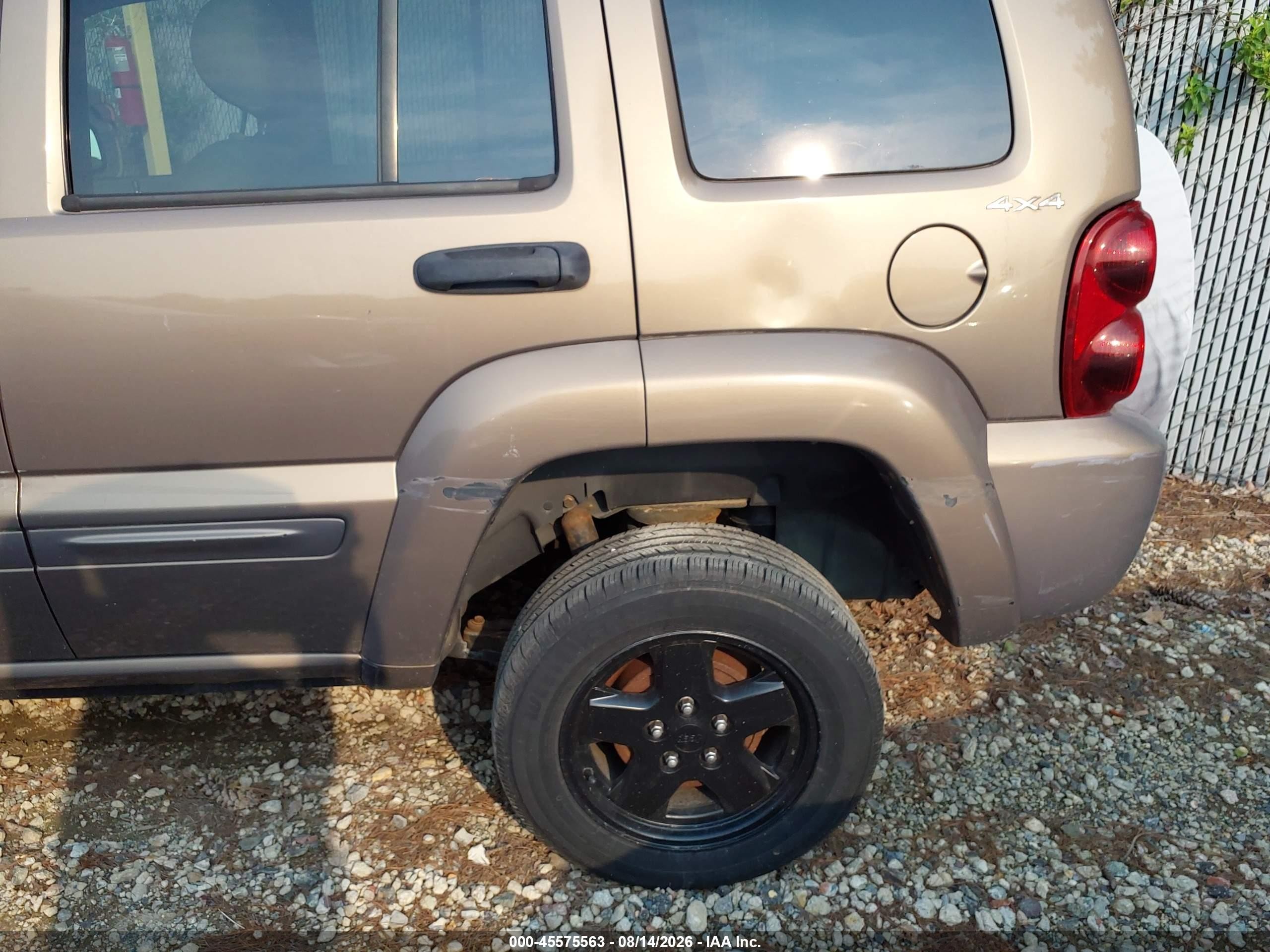 2002 Jeep Liberty Limited Edition Beige vin: 1J4GL58K52W236016
