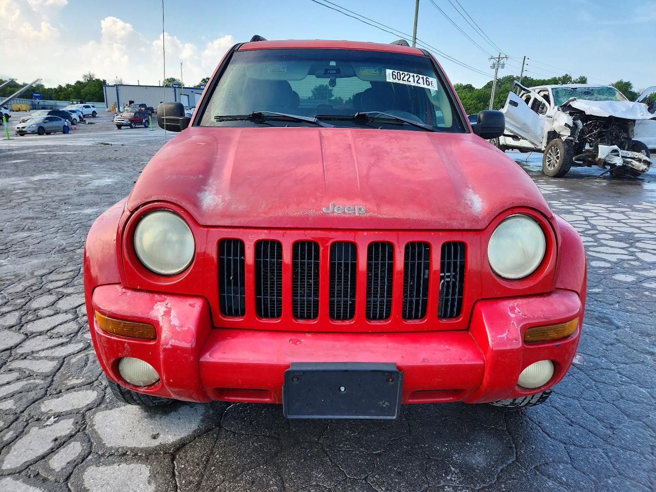 2003 Jeep Liberty Limited Red vin: 1J4GL58K53W516519