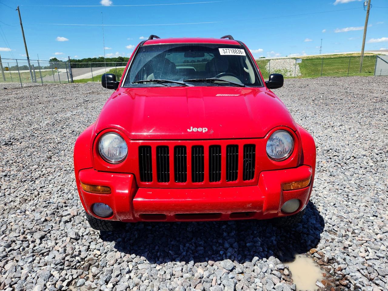 2003 Jeep Liberty Limited Red vin: 1J4GL58K53W563307