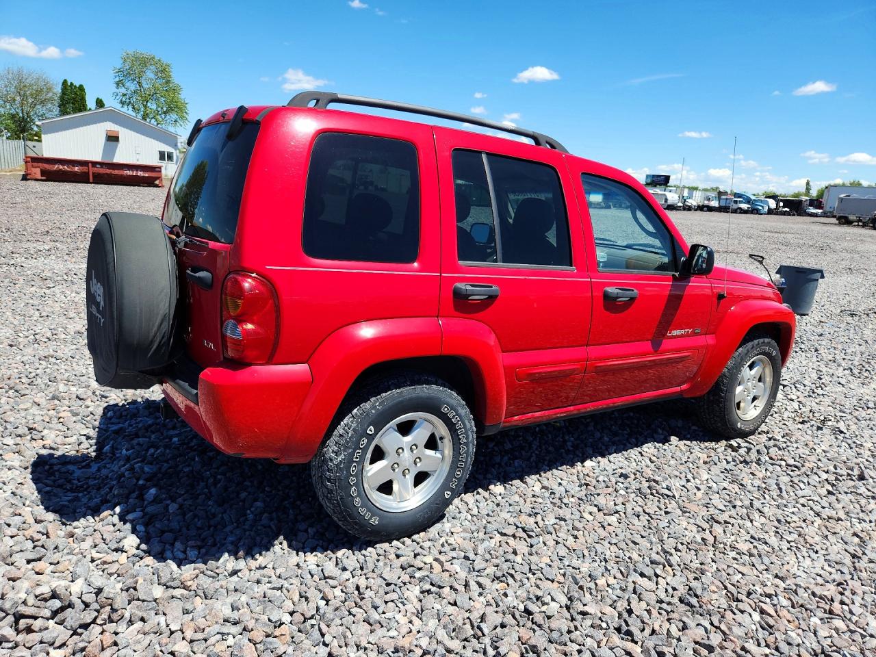 2003 Jeep Liberty Limited Red vin: 1J4GL58K53W563307