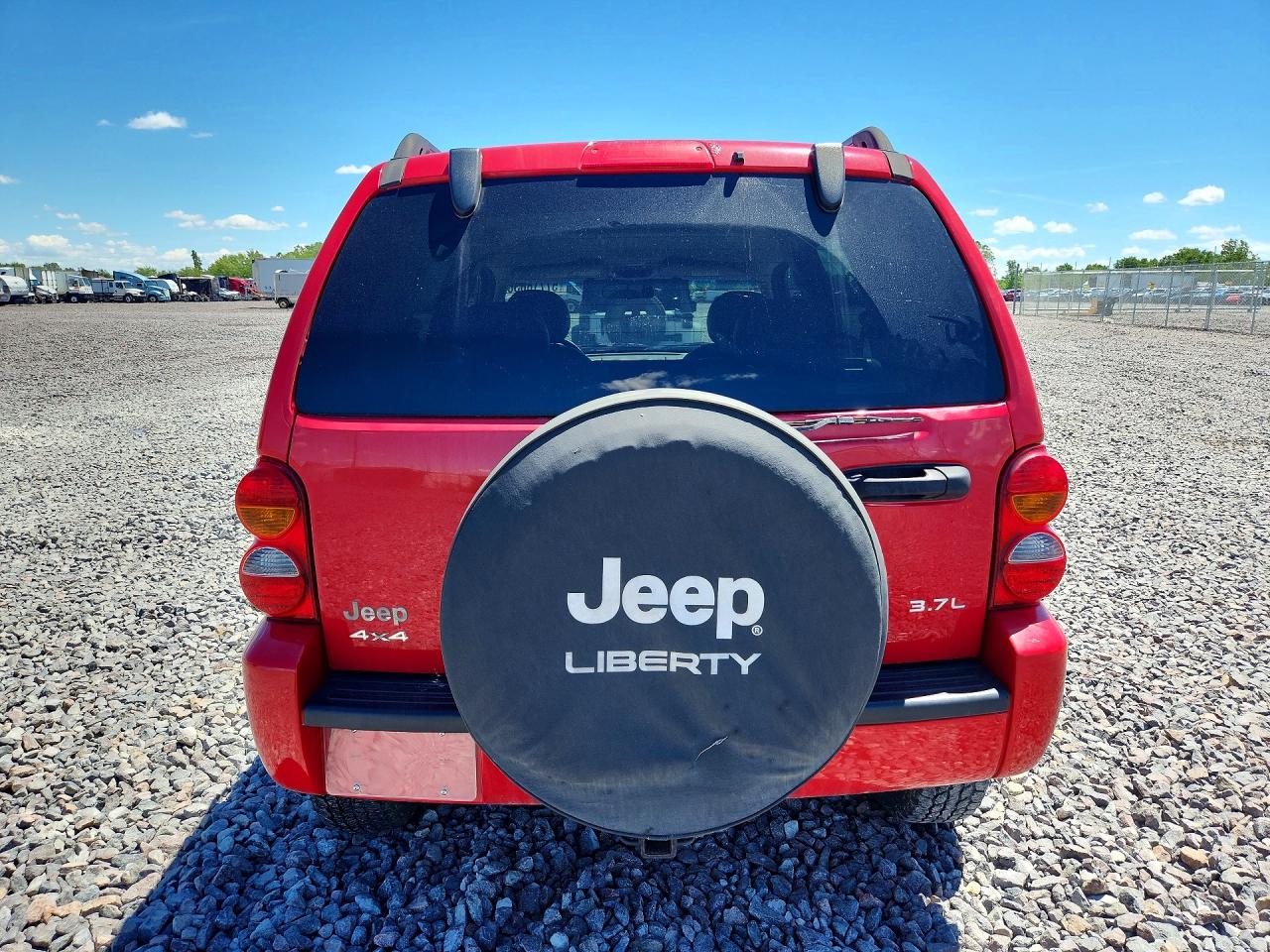 2003 Jeep Liberty Limited Red vin: 1J4GL58K53W563307