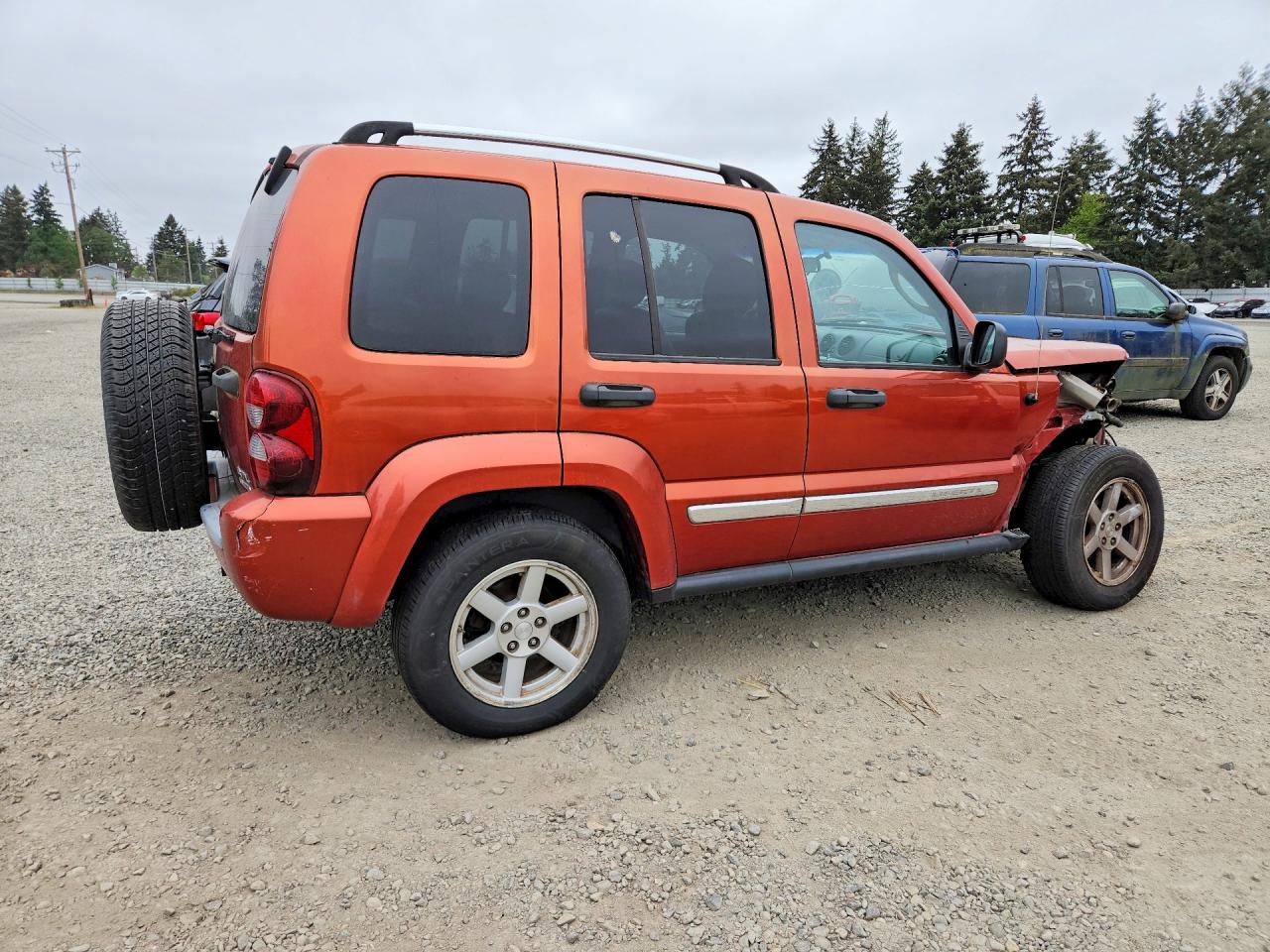 2005 Jeep Liberty Limited Orange vin: 1J4GL58K55W586721