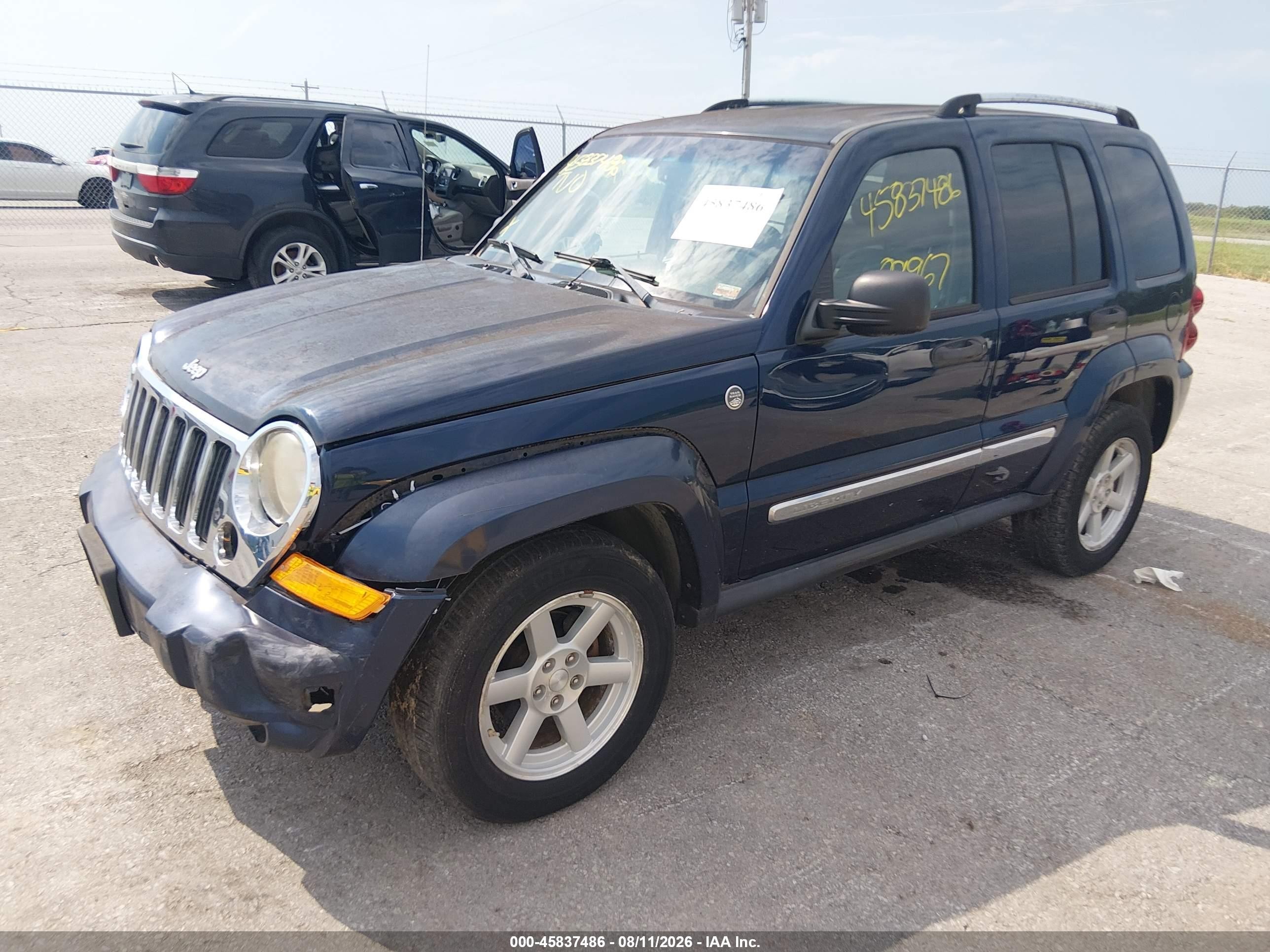 2006 Jeep Liberty Limited Edition Blue vin: 1J4GL58K56W217892