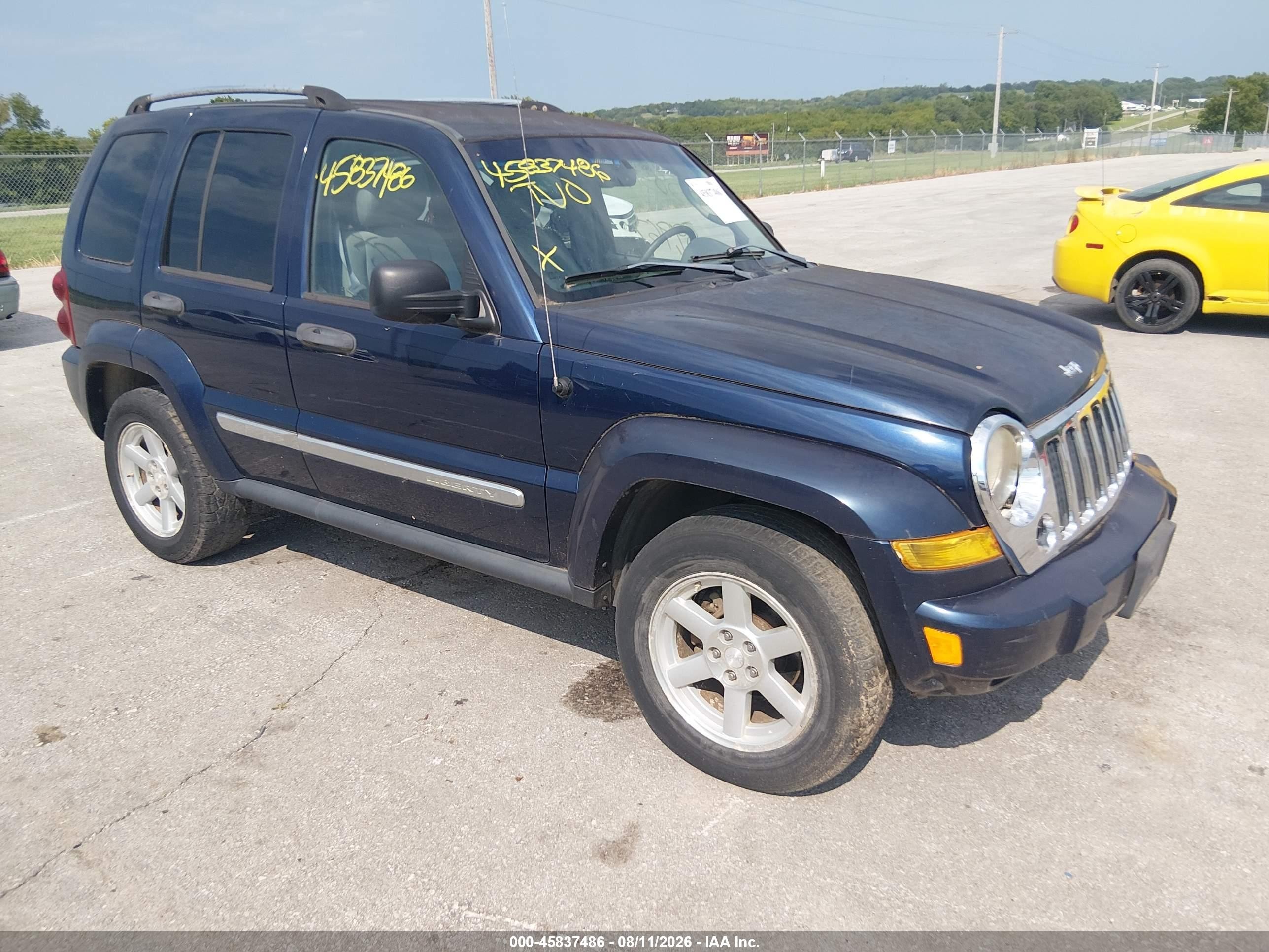 2006 Jeep Liberty Limited Edition Blue vin: 1J4GL58K56W217892