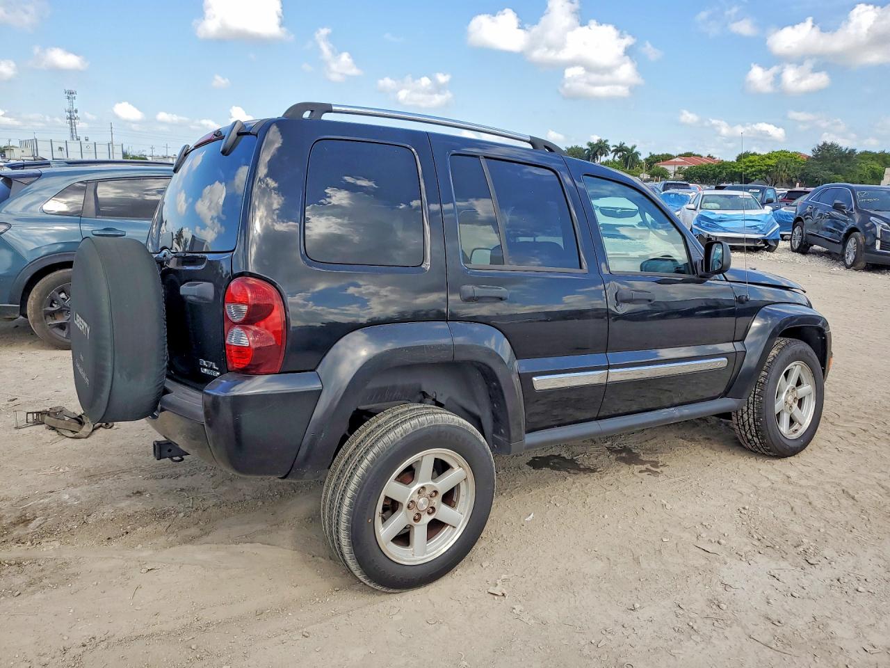 2007 Jeep Liberty Limited Black vin: 1J4GL58K57W521113