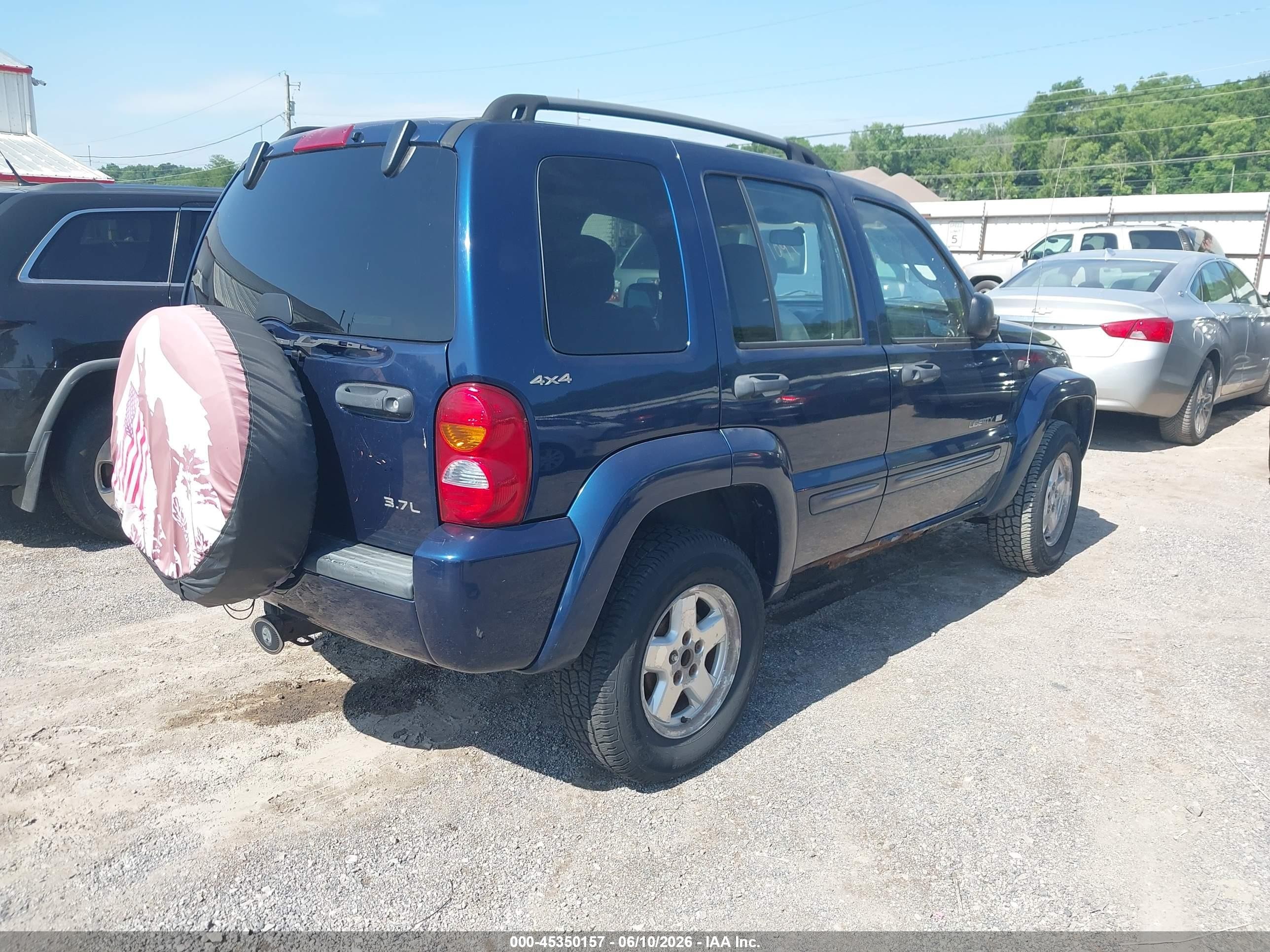 2002 Jeep Liberty Limited Edition Blue vin: 1J4GL58K62W212579