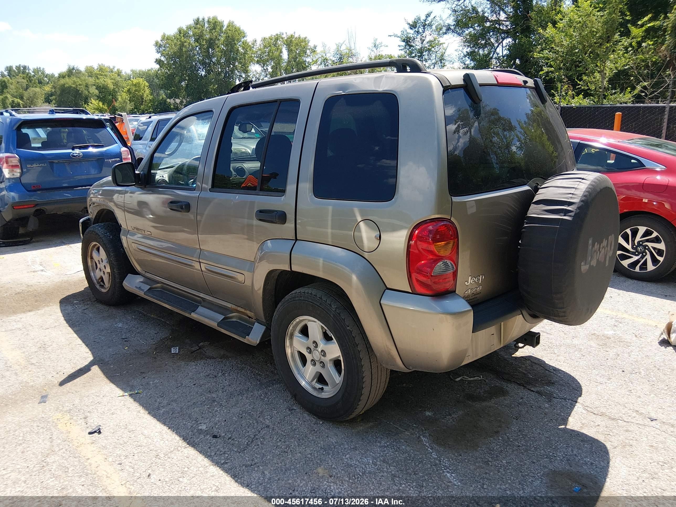 2003 Jeep Liberty Limited Edition Brown vin: 1J4GL58K63W728801