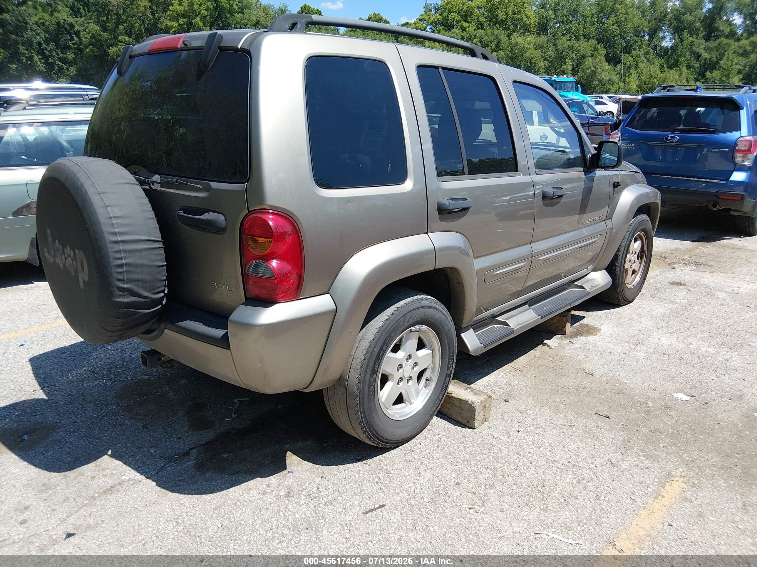2003 Jeep Liberty Limited Edition Brown vin: 1J4GL58K63W728801