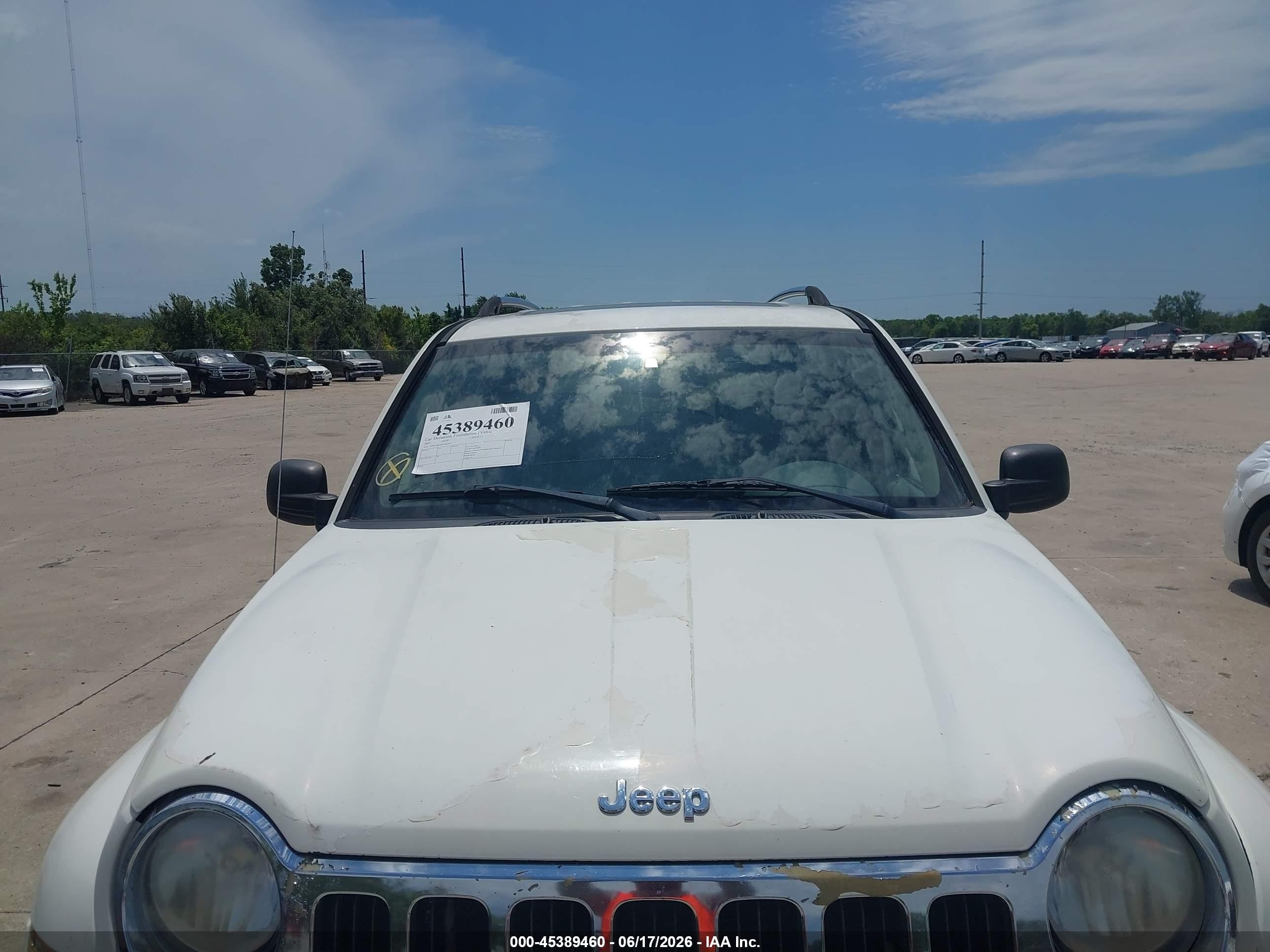2005 Jeep Liberty Limited Edition Белый vin: 1J4GL58K65W566445