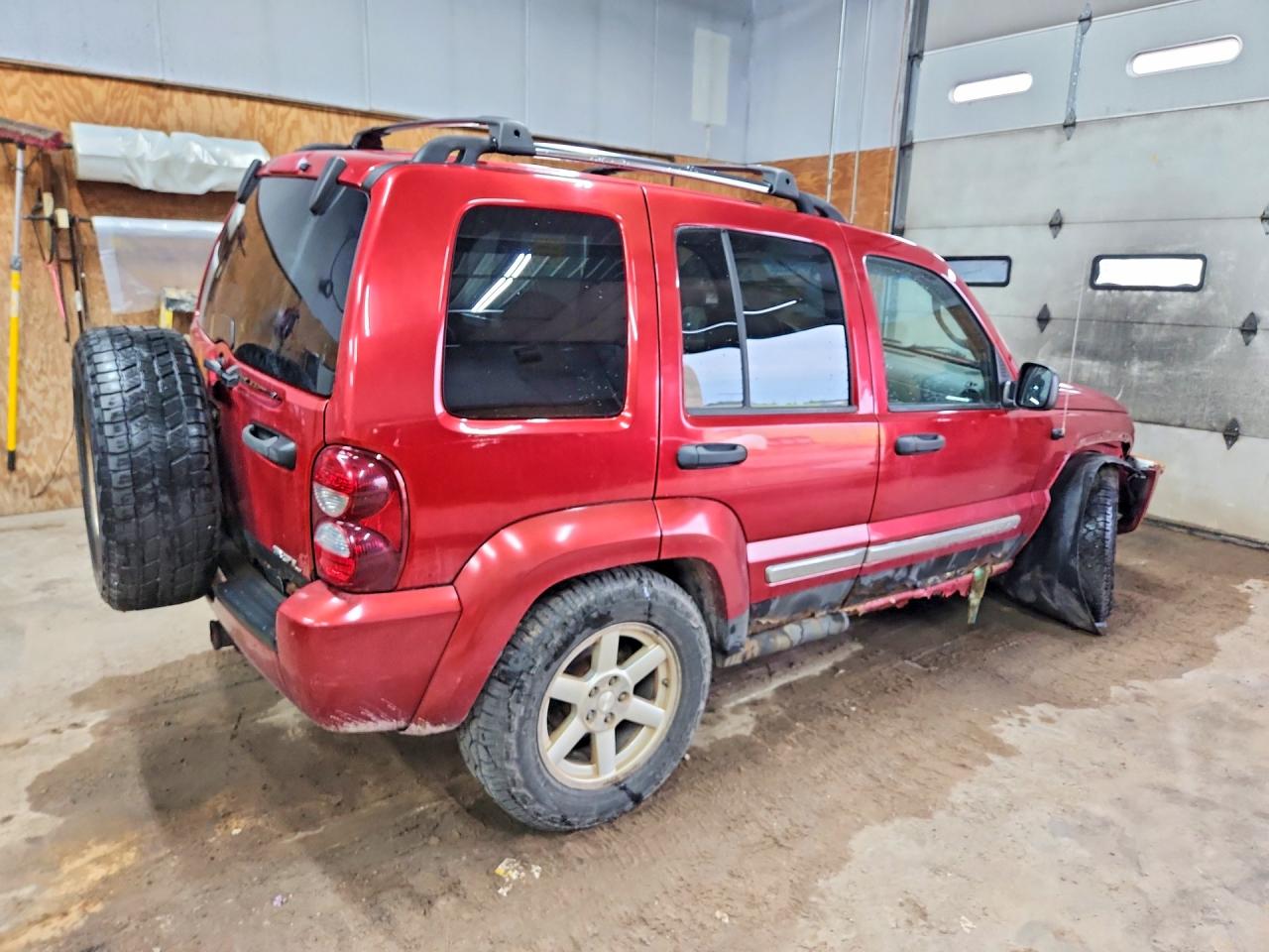 2006 Jeep Liberty Limited Burgundy vin: 1J4GL58K66W138795