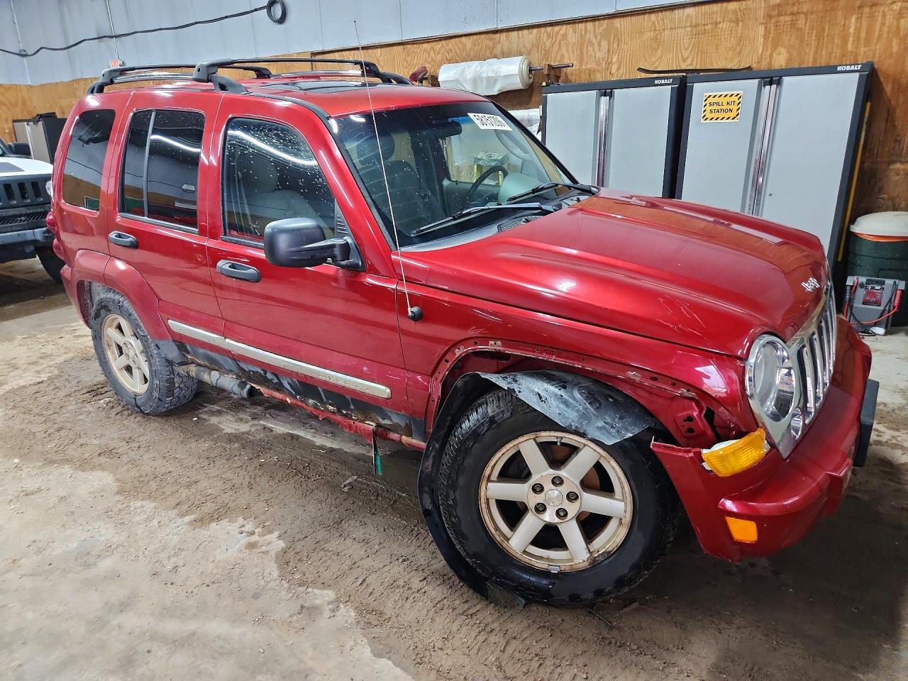 2006 Jeep Liberty Limited Burgundy vin: 1J4GL58K66W138795