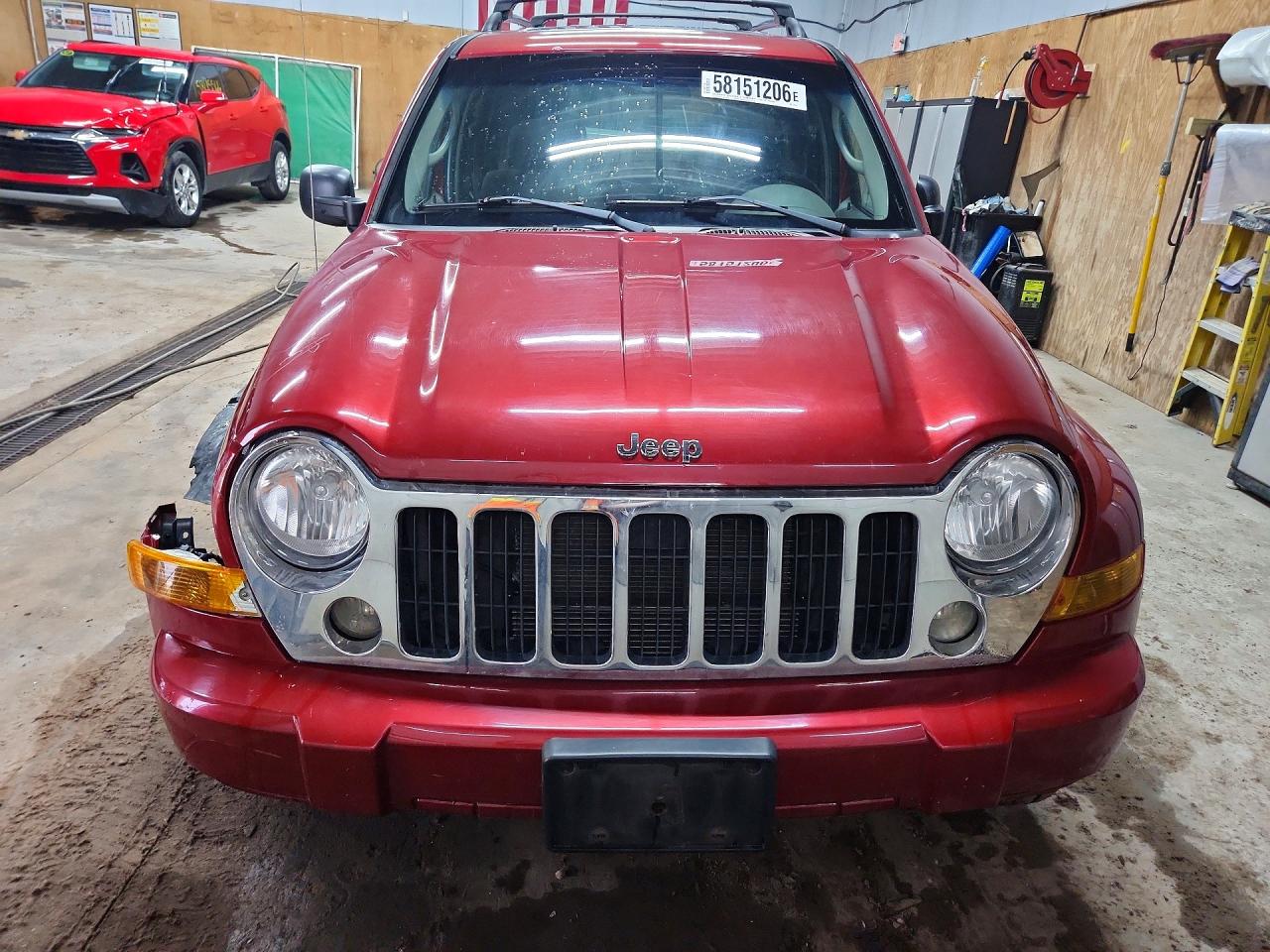 2006 Jeep Liberty Limited Burgundy vin: 1J4GL58K66W138795