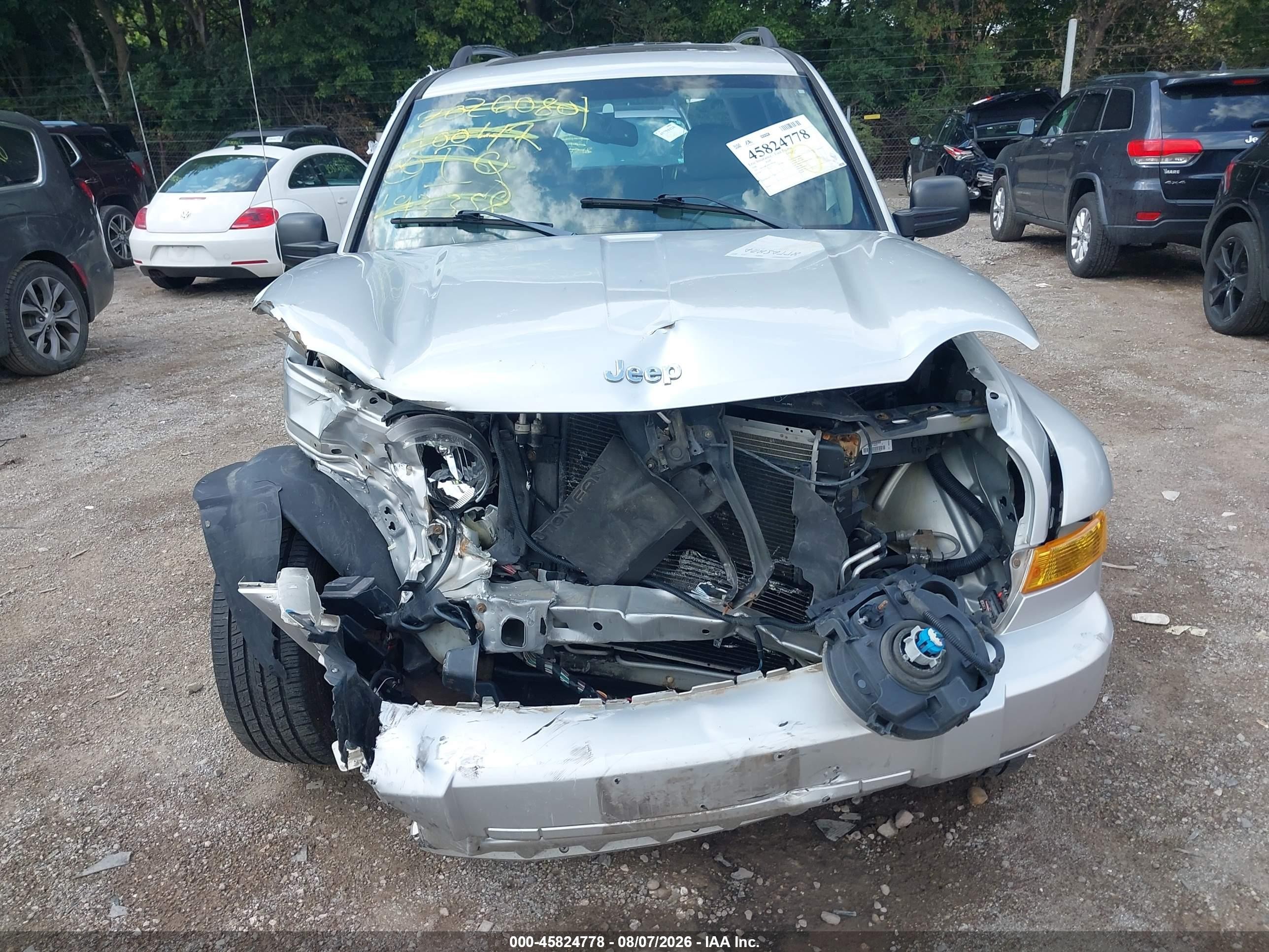 2006 Jeep Liberty Limited Edition Серебряный vin: 1J4GL58K66W193358