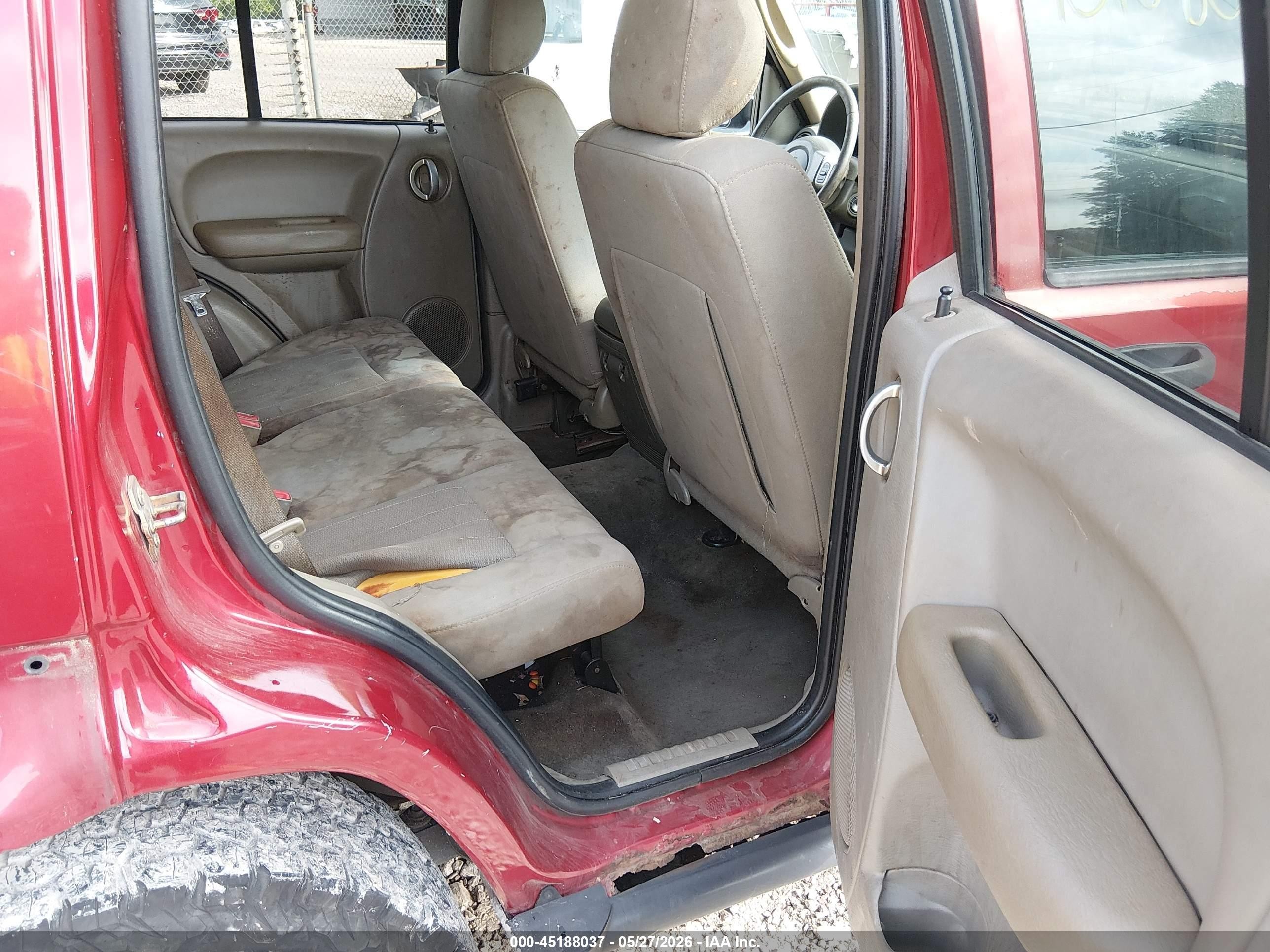2006 Jeep Liberty Limited Edition Red vin: 1J4GL58K66W293153