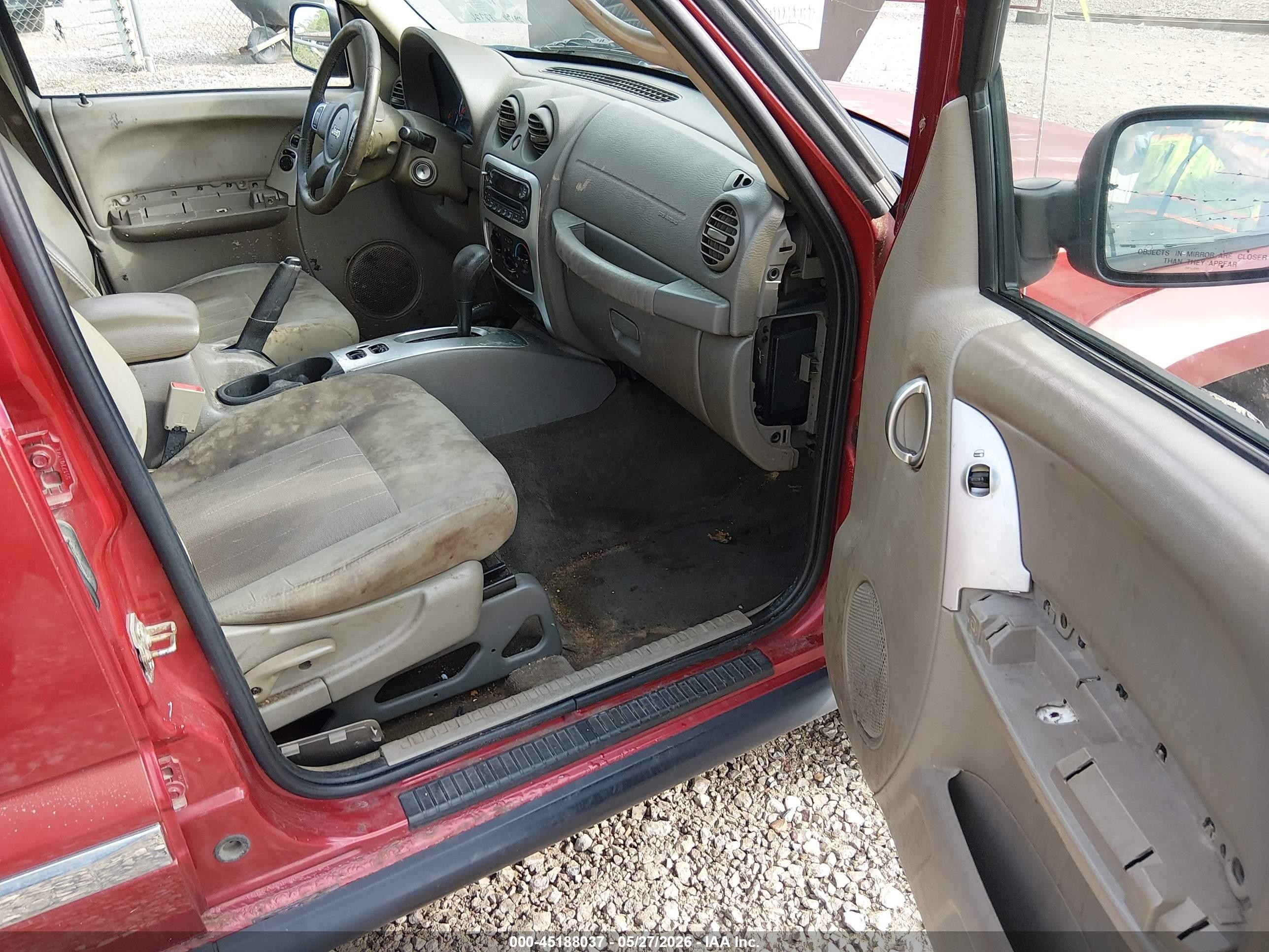 2006 Jeep Liberty Limited Edition Red vin: 1J4GL58K66W293153