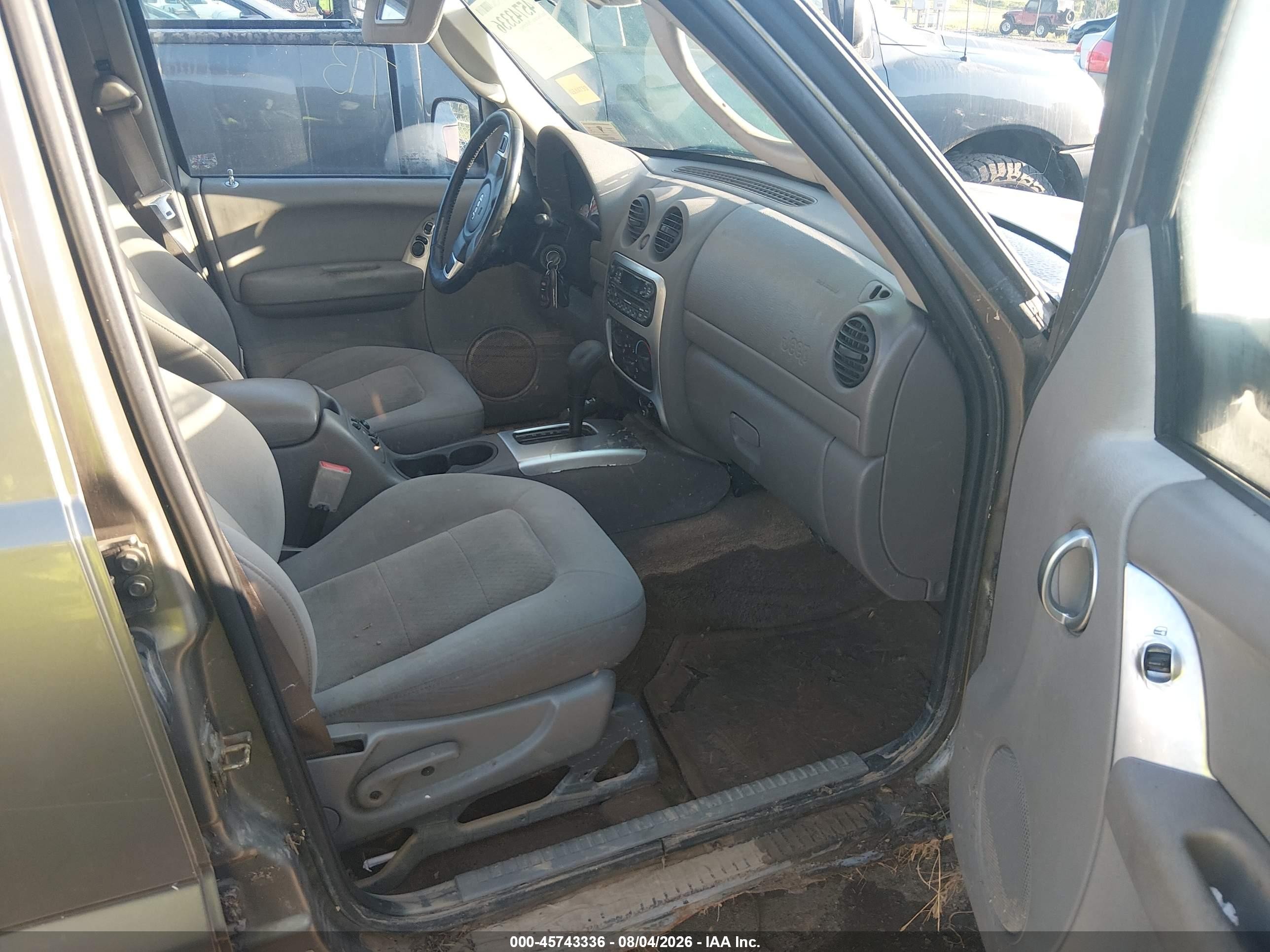 2003 Jeep Liberty Limited Edition Gray vin: 1J4GL58K73W693797