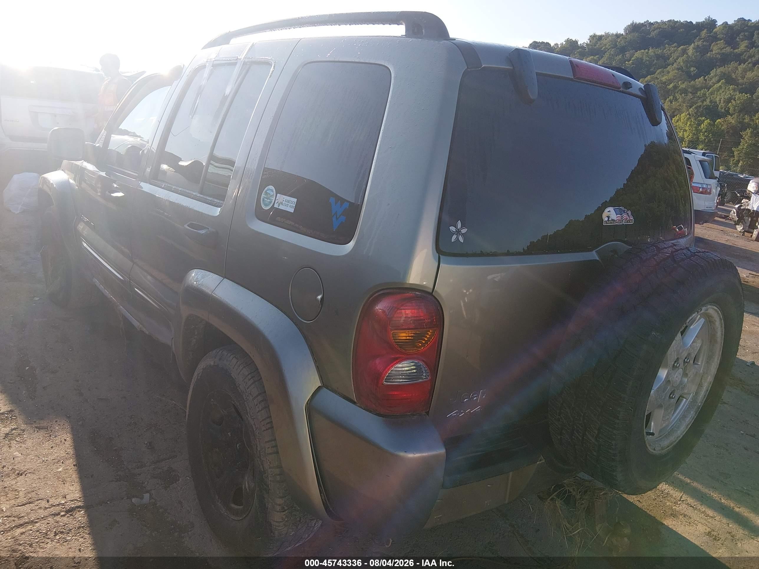 2003 Jeep Liberty Limited Edition Gray vin: 1J4GL58K73W693797