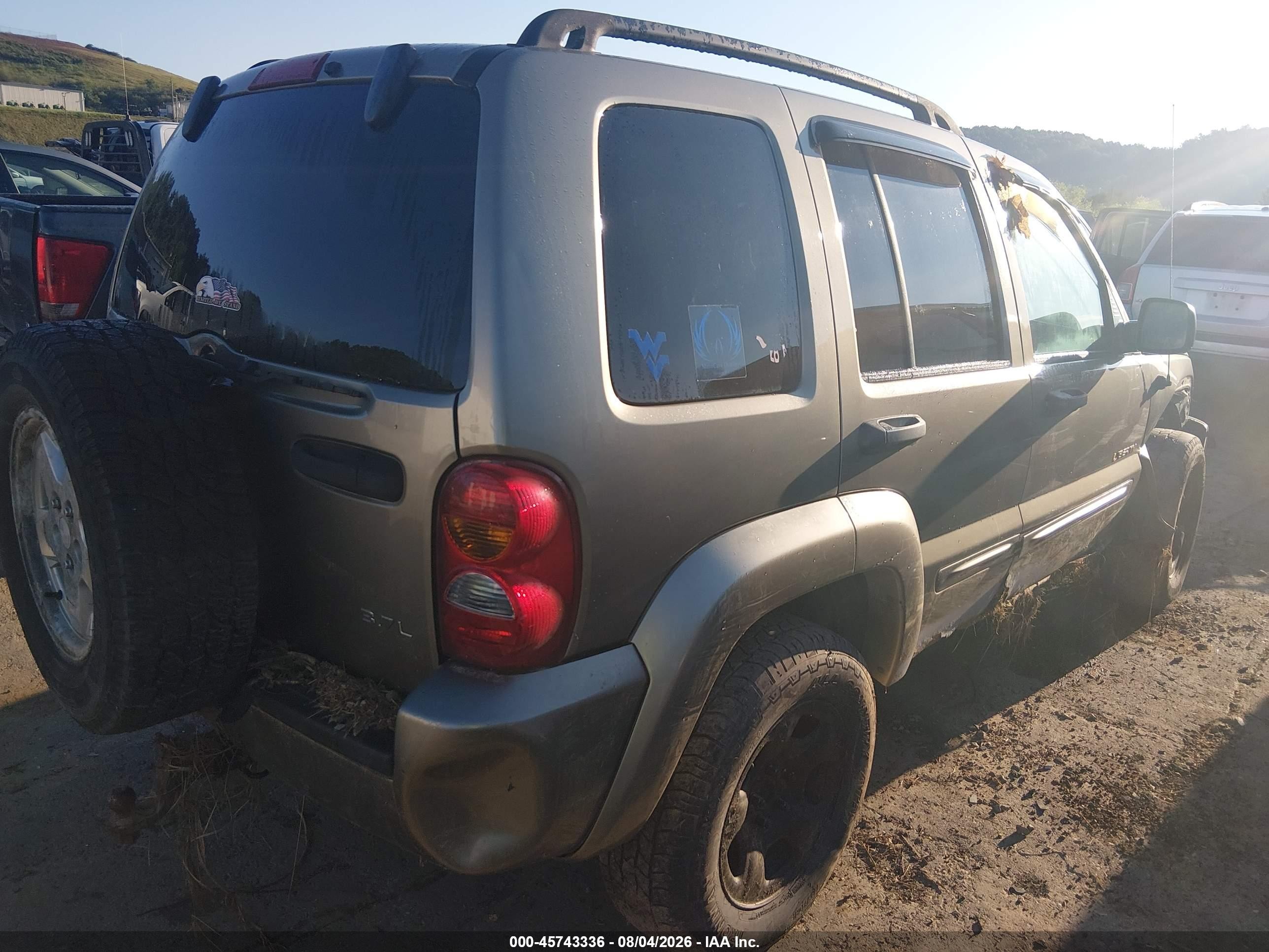 2003 Jeep Liberty Limited Edition Gray vin: 1J4GL58K73W693797