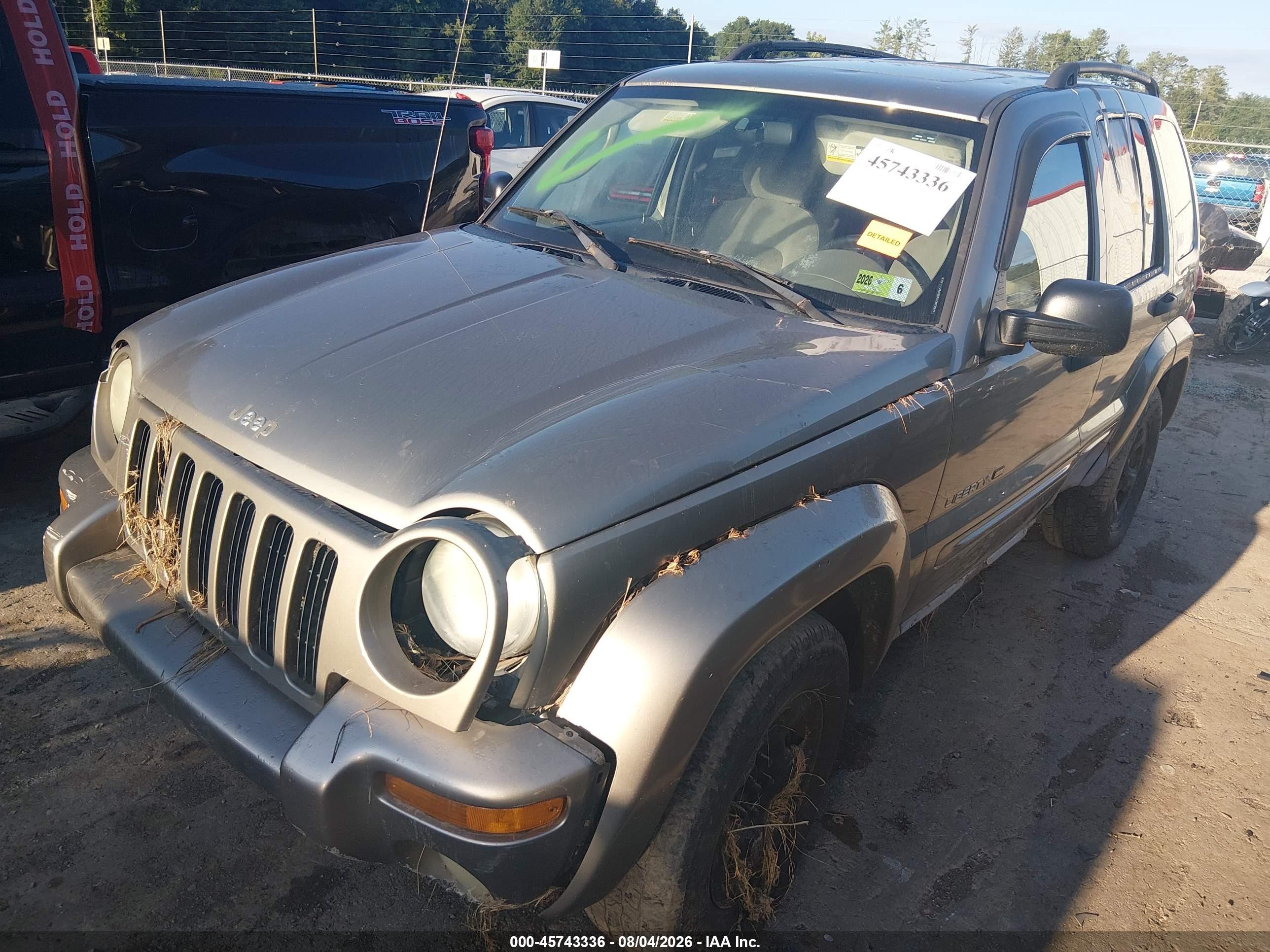 2003 Jeep Liberty Limited Edition Gray vin: 1J4GL58K73W693797