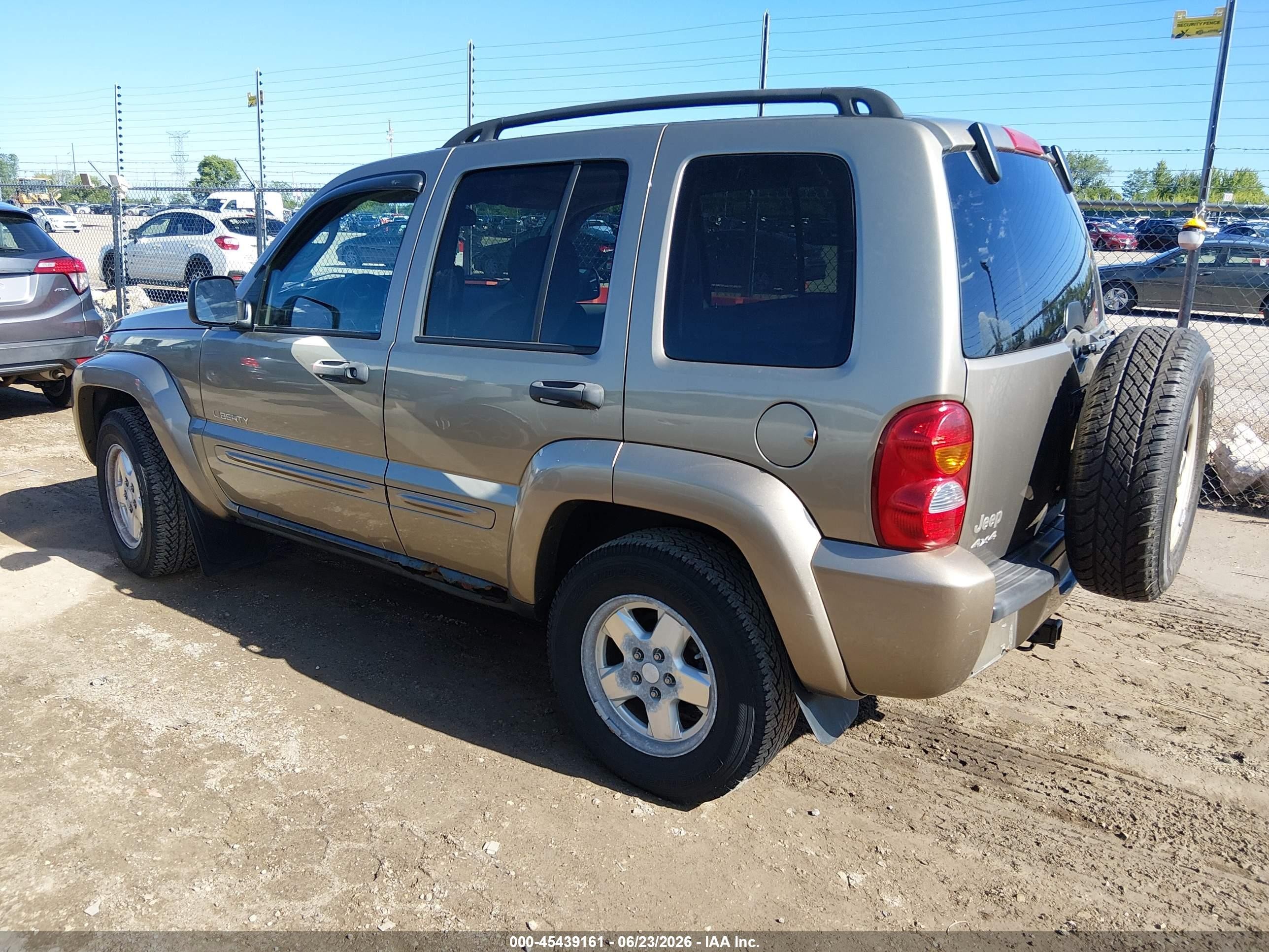 2004 Jeep Liberty Limited Edition Gold vin: 1J4GL58K74W176579