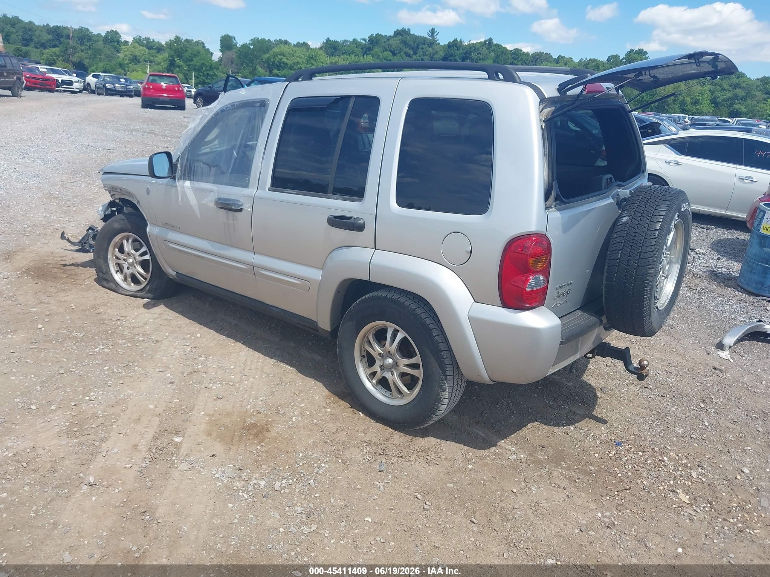 2004 Jeep Liberty Limited Edition Silver vin: 1J4GL58K74W235906