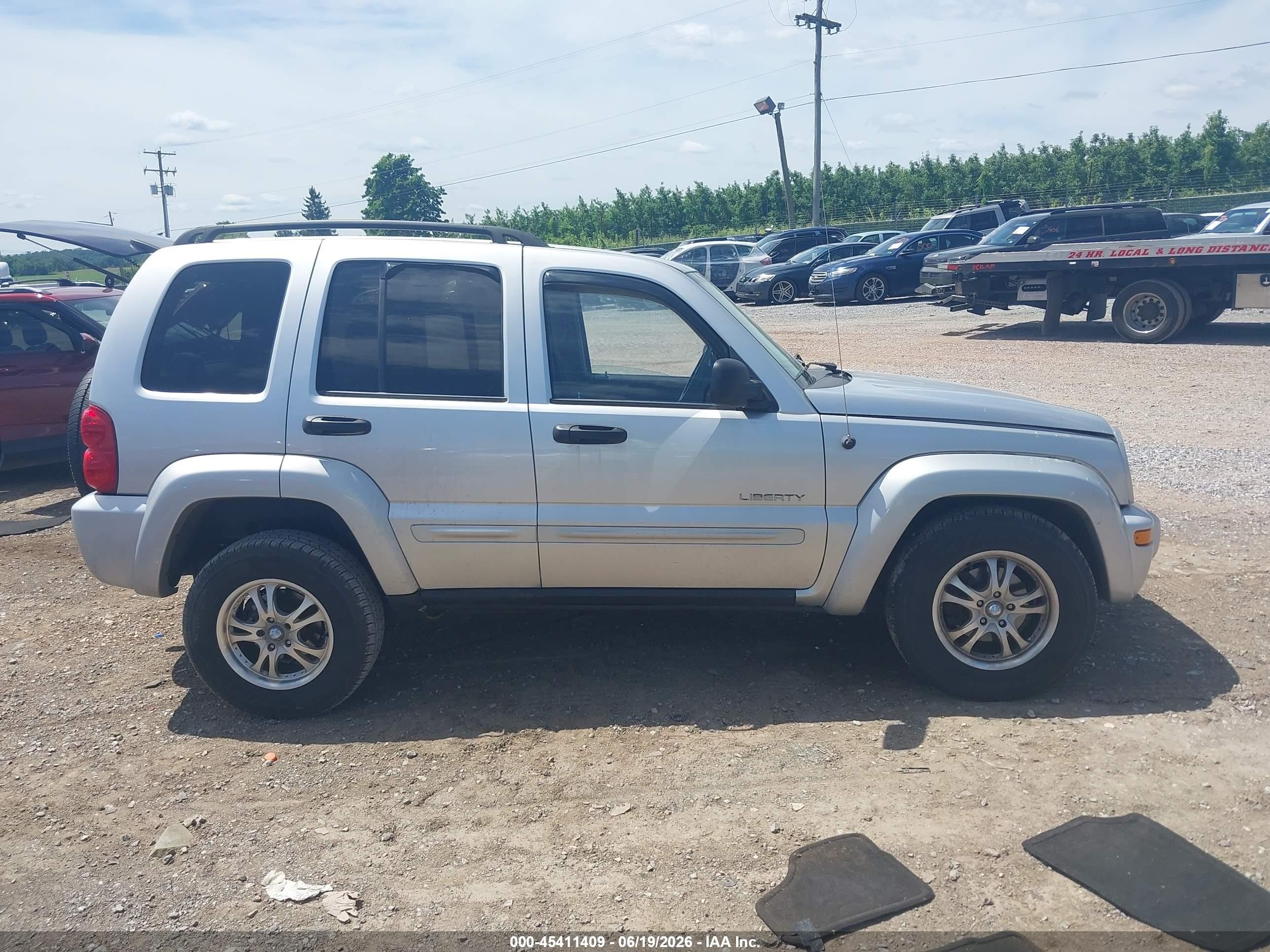 2004 Jeep Liberty Limited Edition Silver vin: 1J4GL58K74W235906