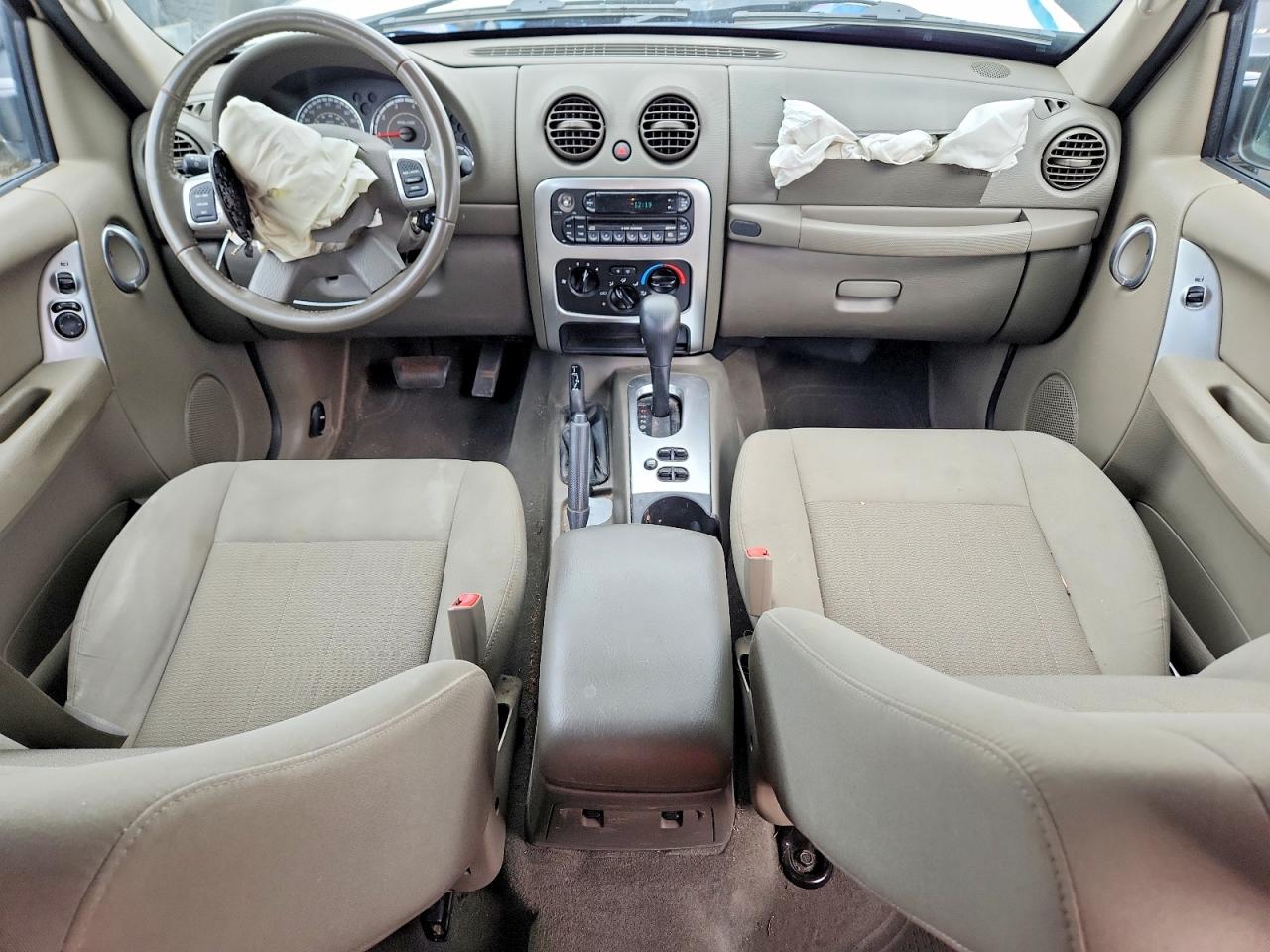 2005 Jeep Liberty Limited White vin: 1J4GL58K75W596893