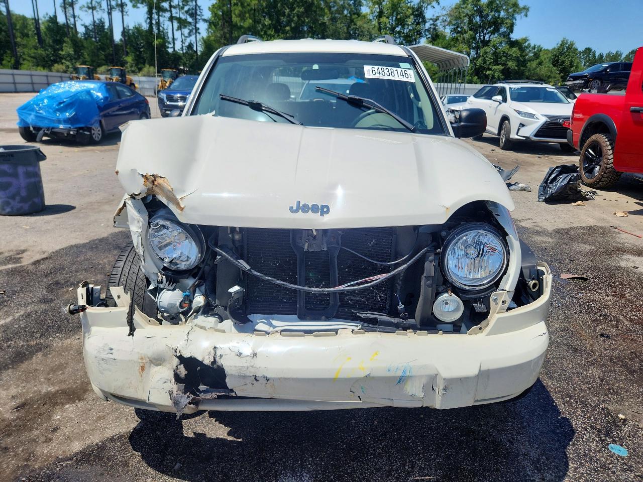 2005 Jeep Liberty Limited White vin: 1J4GL58K75W596893