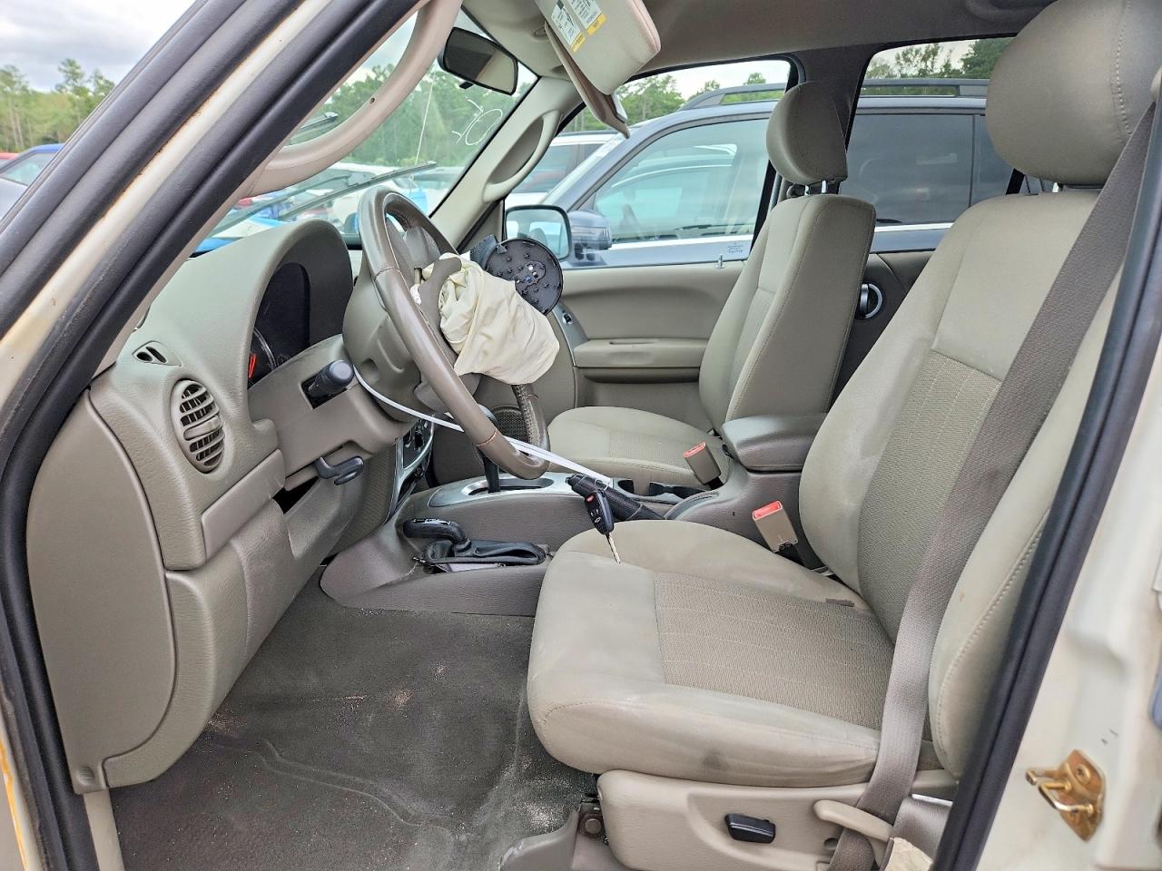 2005 Jeep Liberty Limited White vin: 1J4GL58K75W596893