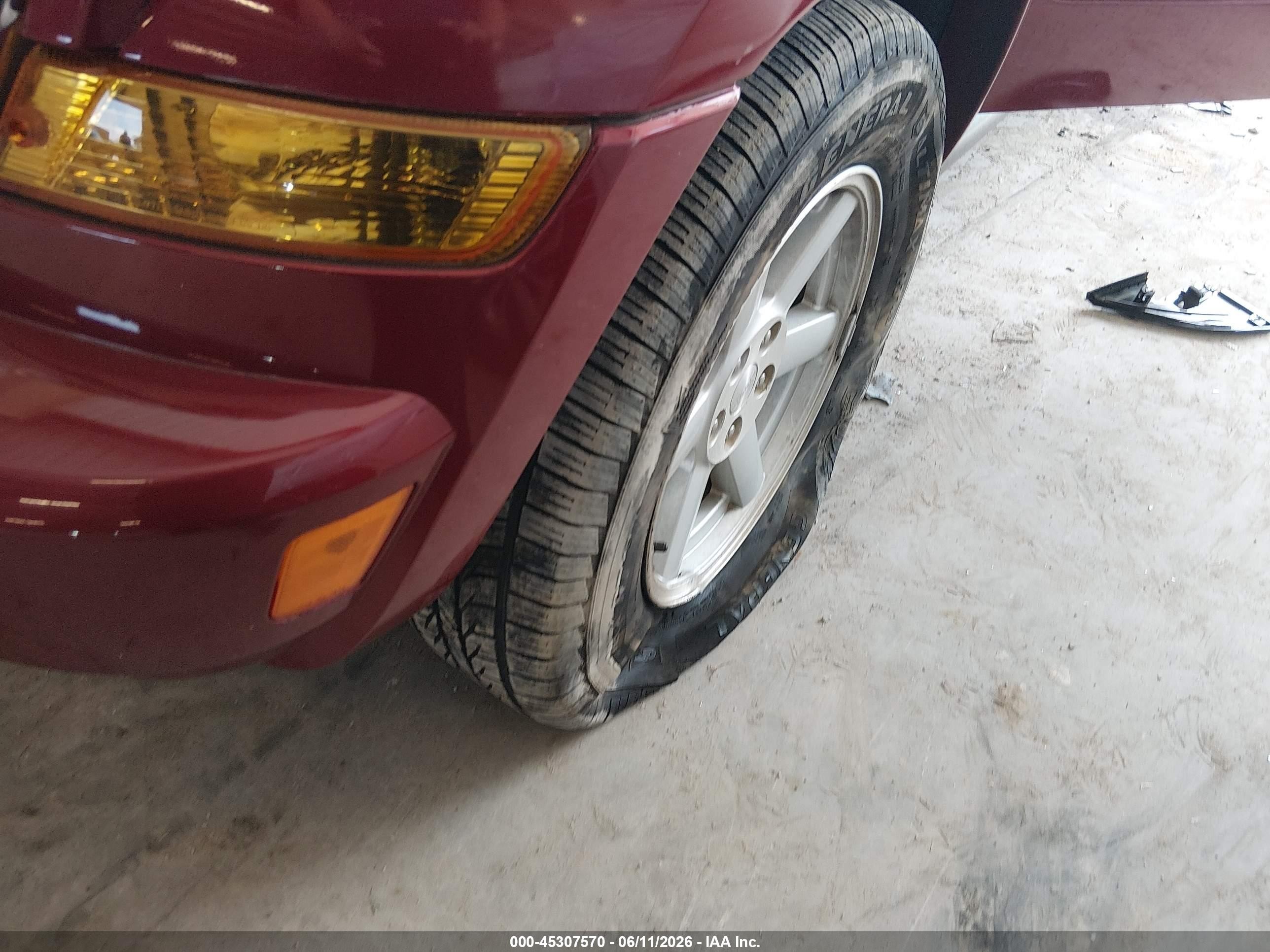 2007 Jeep Liberty Limited Edition Red vin: 1J4GL58K77W510906